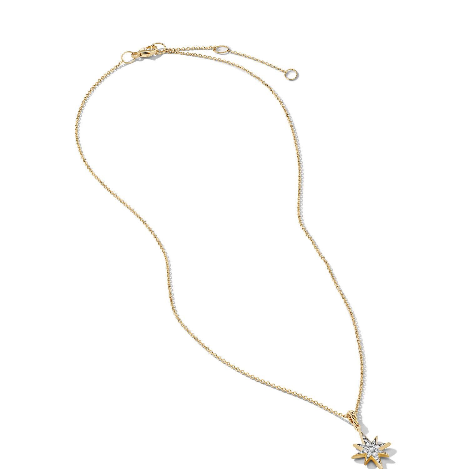 David Yurman o1w1db10525 N17142DNecklace in 18K Gold with Pave Diamond Size ONE SIZE - 2 Thumbnail