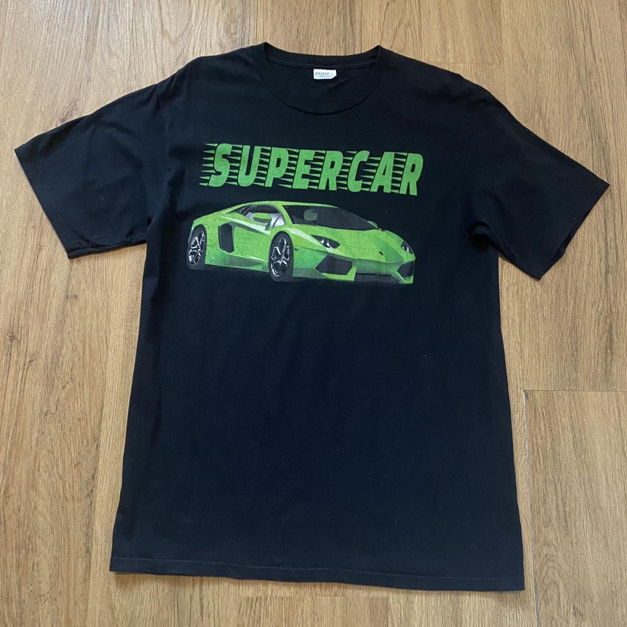 Lamborghini Black and green Lamborghini Supercar t-shirt Size US S / EU 44-46 / 1 - 1 Thumbnail