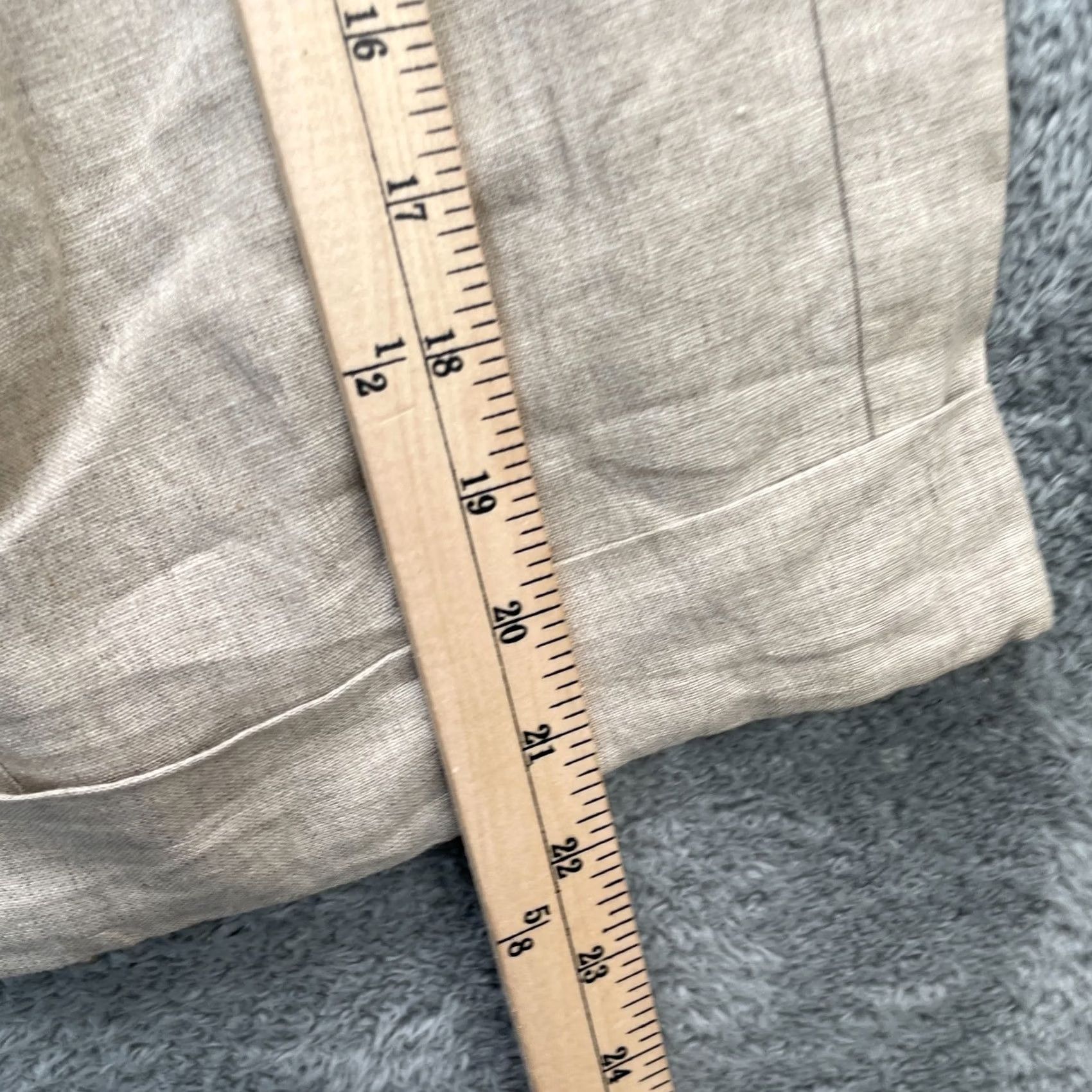 Vintage VINTAGE Babette Bermuda Shorts Womens XS Beige Linen Cuffed Beach Resort Size 26" / US 2 / IT 38 - 7 Thumbnail