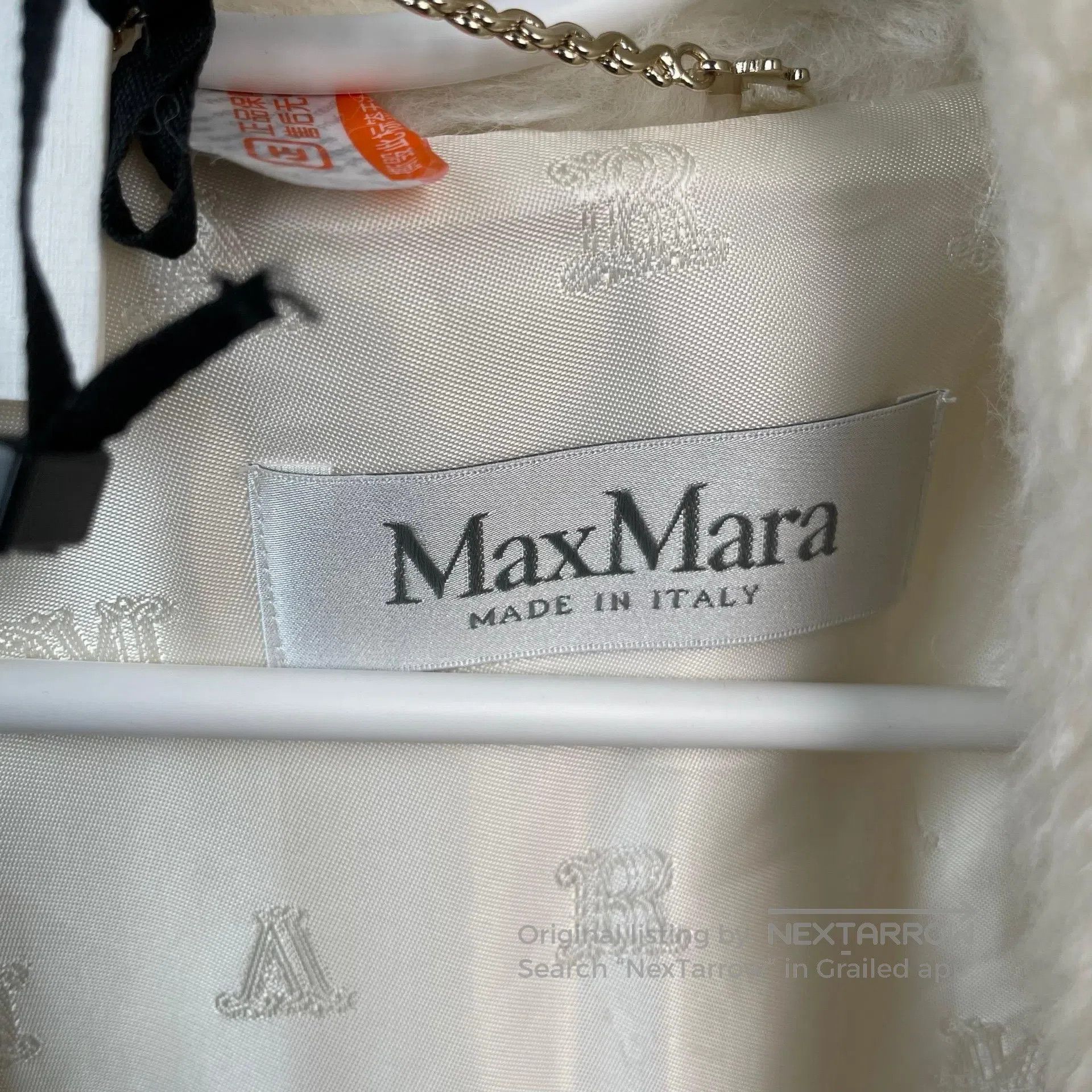 Max Mara Max Mara Off-White Alpaca Fleece Teddy Bear Cloak Coat| Size M / US 6-8 / IT 42-44 - 7 Thumbnail
