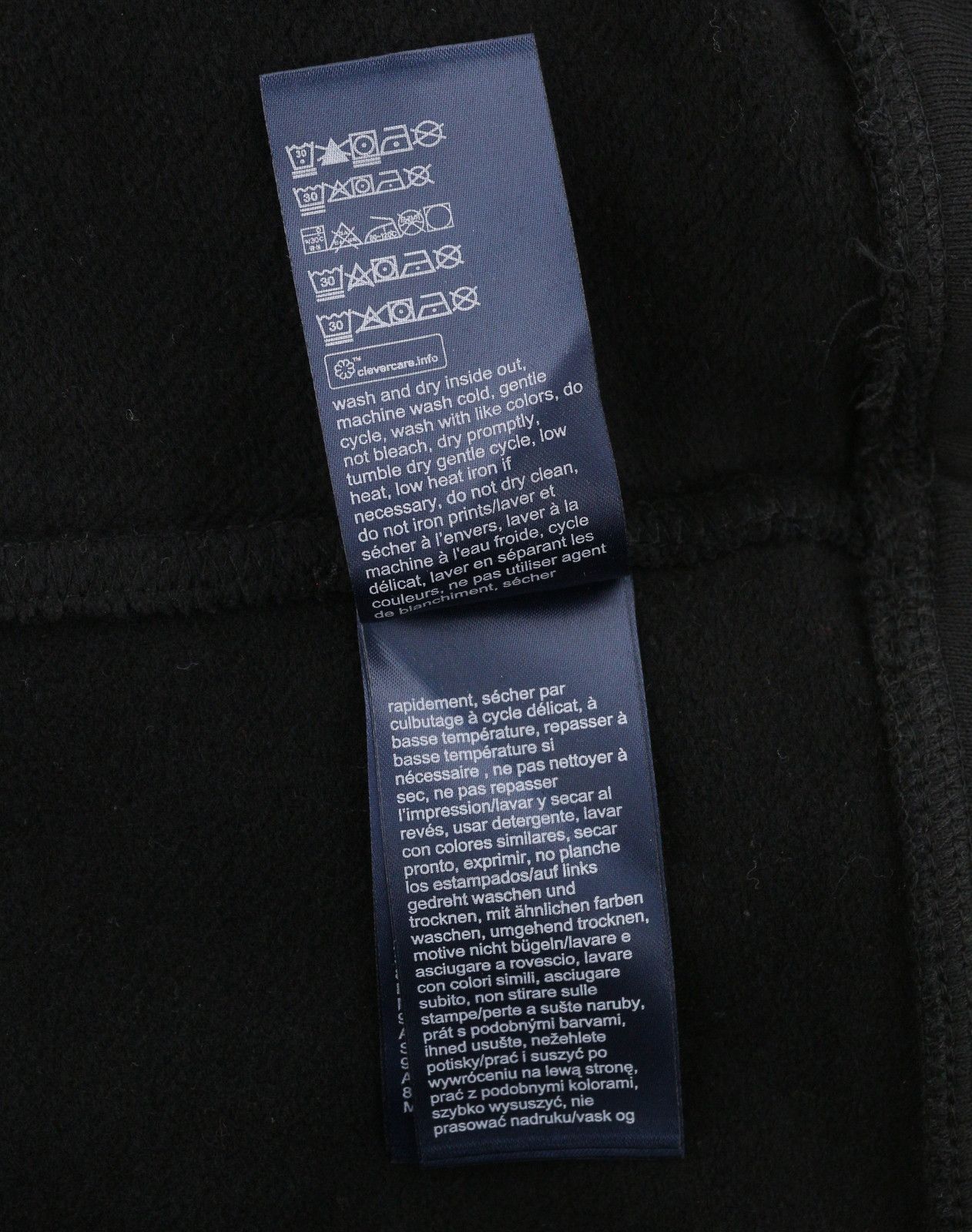 Tommy Hilfiger M Black Oversized Logo Hoodie 87415 Size M / US 6-8 / IT 42-44 - 8 Thumbnail