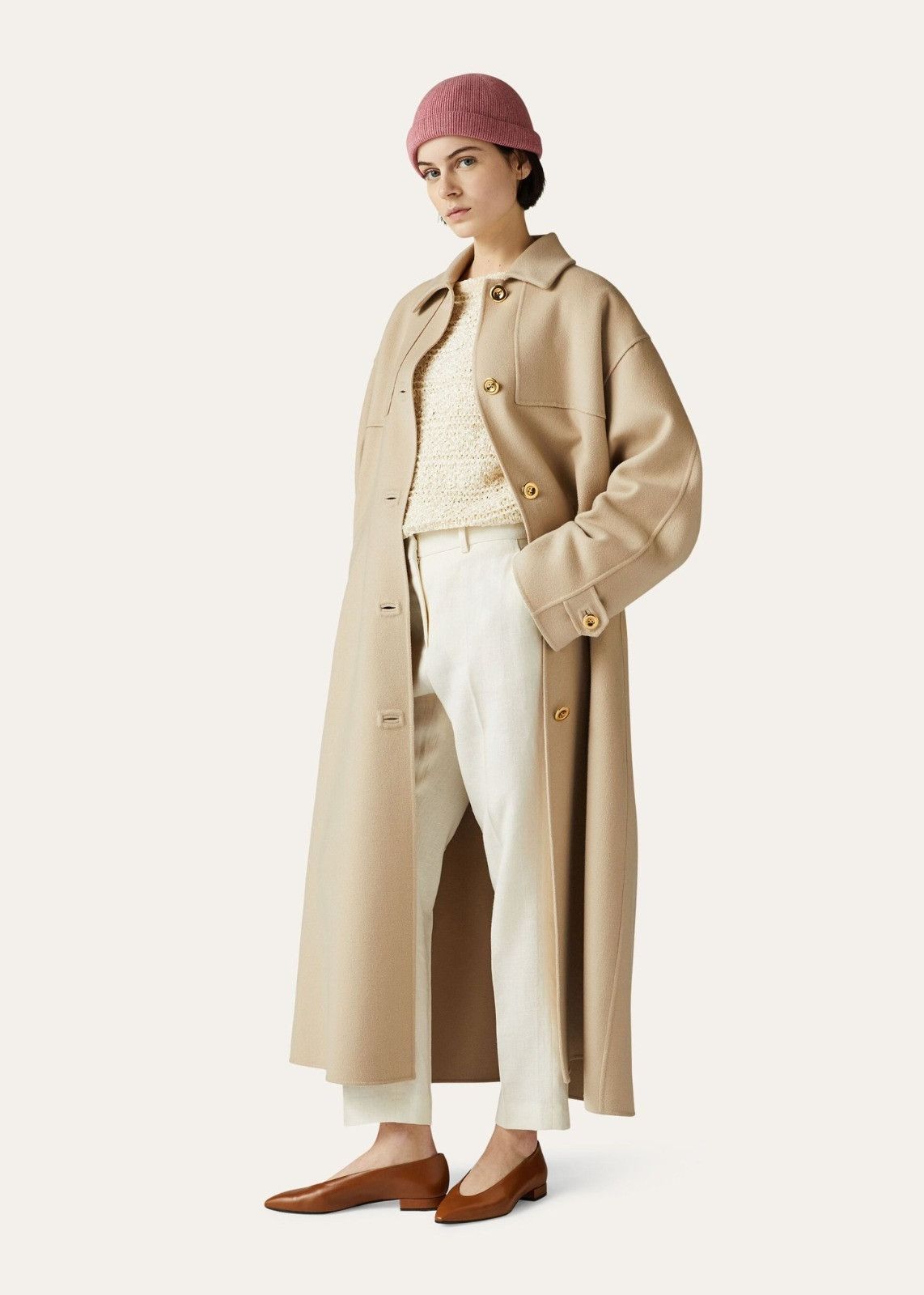 Loro Piana o1srvl11e0824 Arequipa Boatneck Sweater in Beige Size XL / US 12-14 / IT 48-50 - 3 Thumbnail