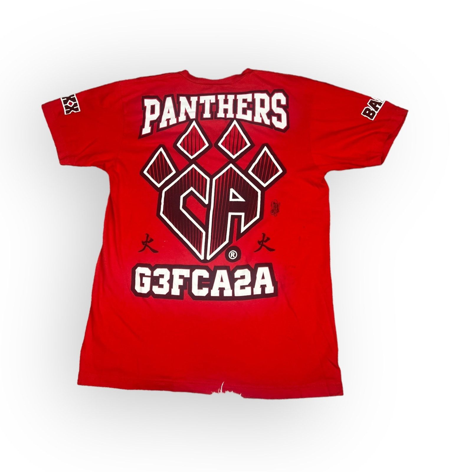American Apparel What's the Tea Cheer Athletics Panther Vintage T-Shirt Size M / US 6-8 / IT 42-44 - 2 Thumbnail