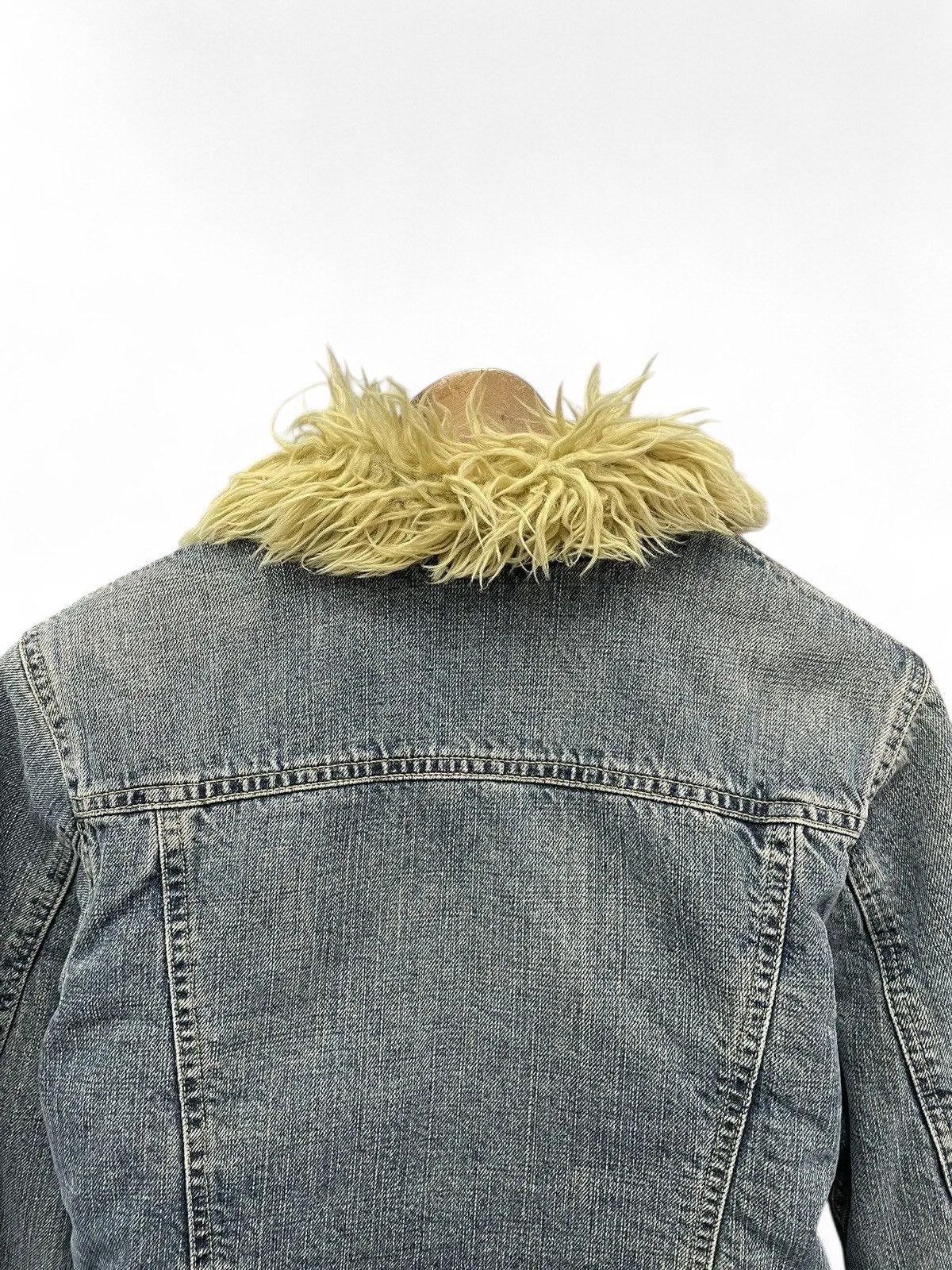 Diesel Diesel Blue Denim Jacket Faux Fur lining fashion Y2K Size S / US 4 / IT 40 - 12 Thumbnail