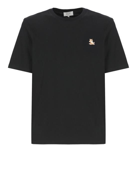 Maison Kitsune MAISON KITSUNE Men T-Shirts LM00110 KJ0008P199 Black Size US XL / EU 56 / 4 - 1 Thumbnail