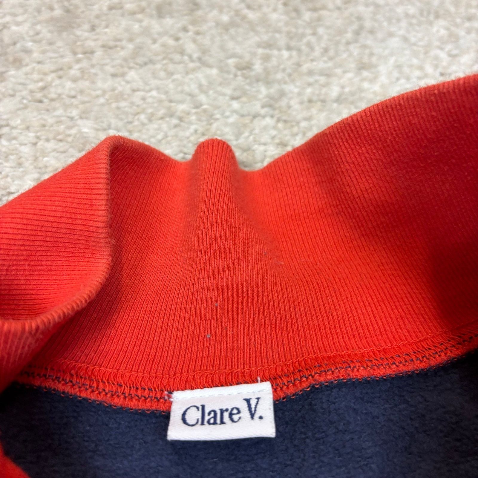 Clare V. Rare Clare V. Adam Scott Rugby Sweatshirt Medium Severance Size US M / EU 48-50 / 2 - 5 Thumbnail