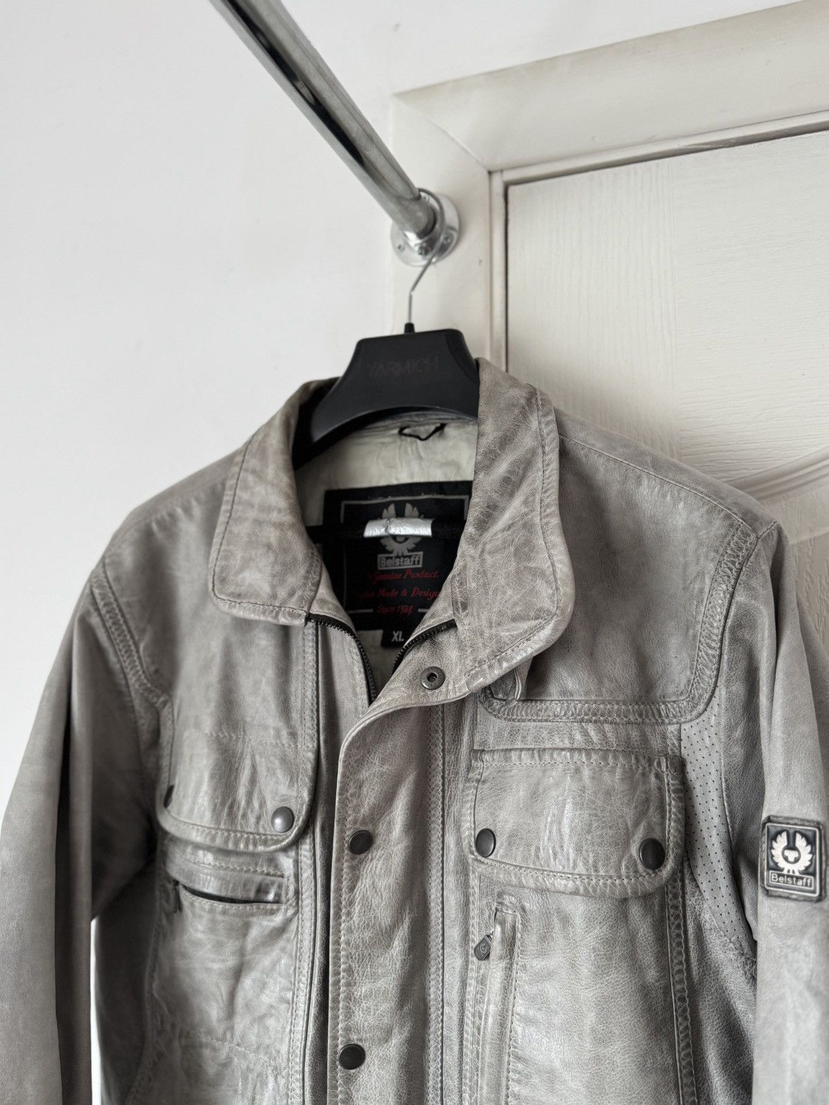 Belstaff Vintage Belstaff Silver Maple Leather Biker Jacket Harley Size US M / EU 48-50 / 2 - 5 Thumbnail