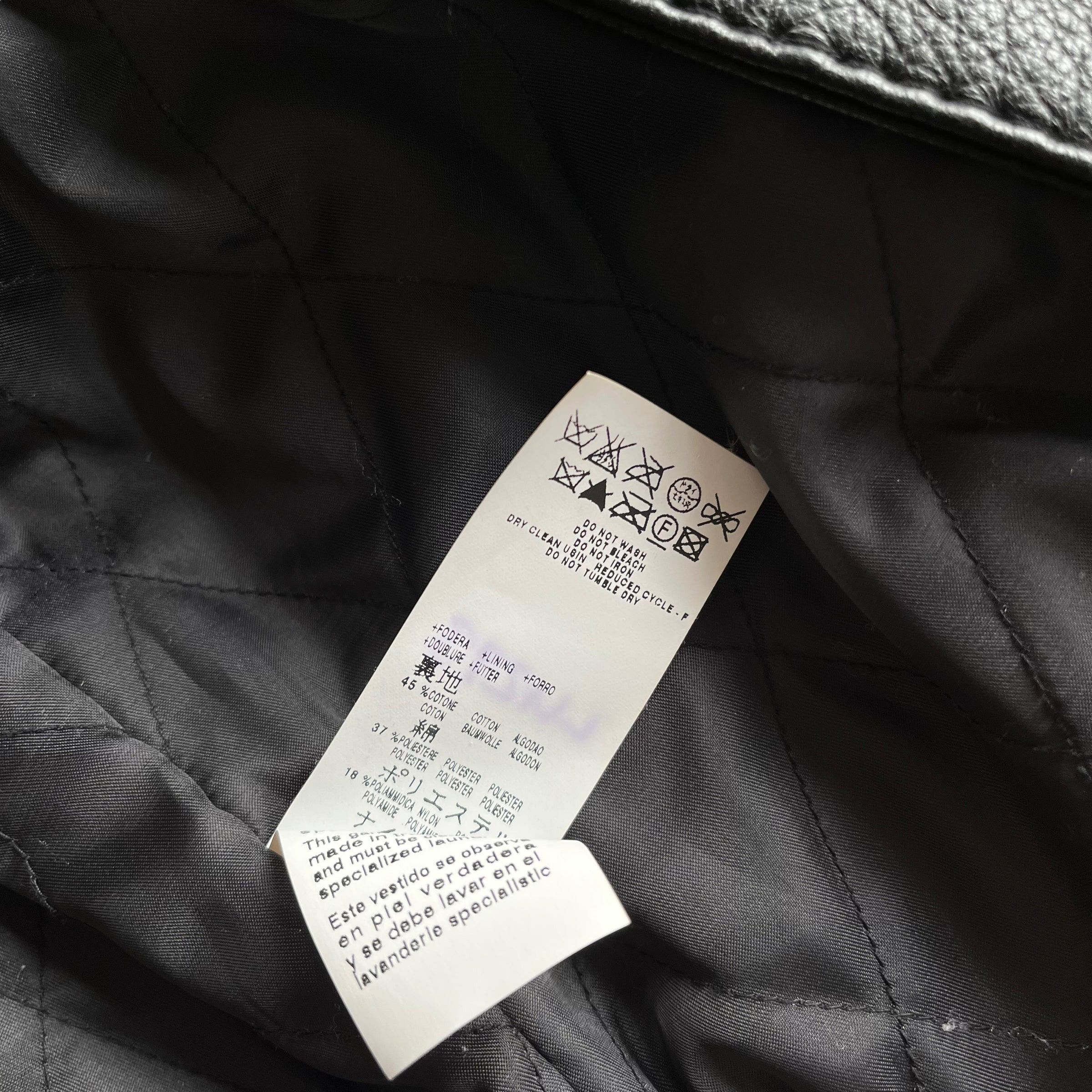 Moschino Vintage Y2K Women's Love Moschino Black Leather Jacket Size M / US 6-8 / IT 42-44 - 6 Thumbnail