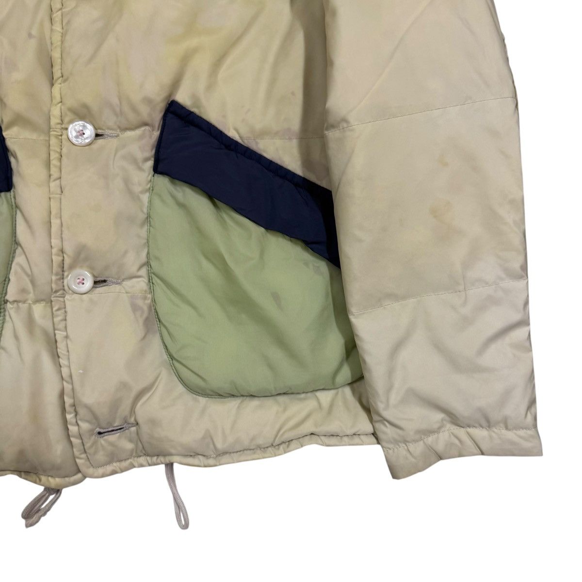 45rpm Vtg🔥45rpm Ai Indigo Puffer Down Jacket Multicolor Packable Size US L / EU 52-54 / 3 - 9 Thumbnail