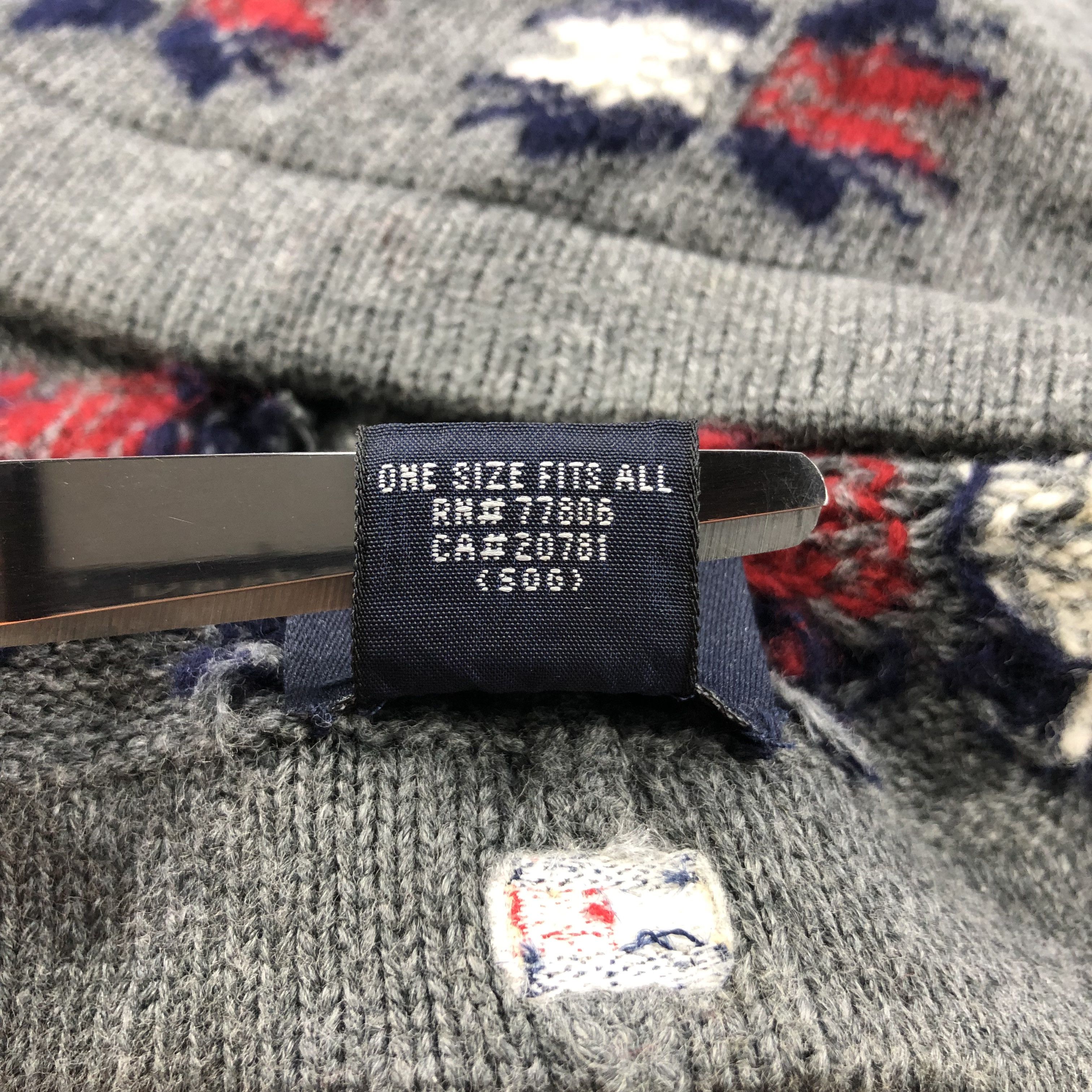Tommy Hilfiger Tommy Hilfiger Snowcap Snow Hat Beanie B89 Size ONE SIZE - 4 Thumbnail