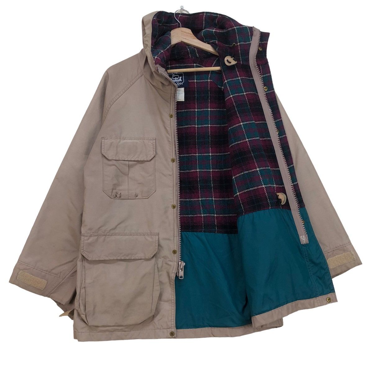 Woolrich Woolen Mills Vintage Woolrich Made In Usa Hooded Jacket Size S / US 4 / IT 40 - 1 Thumbnail