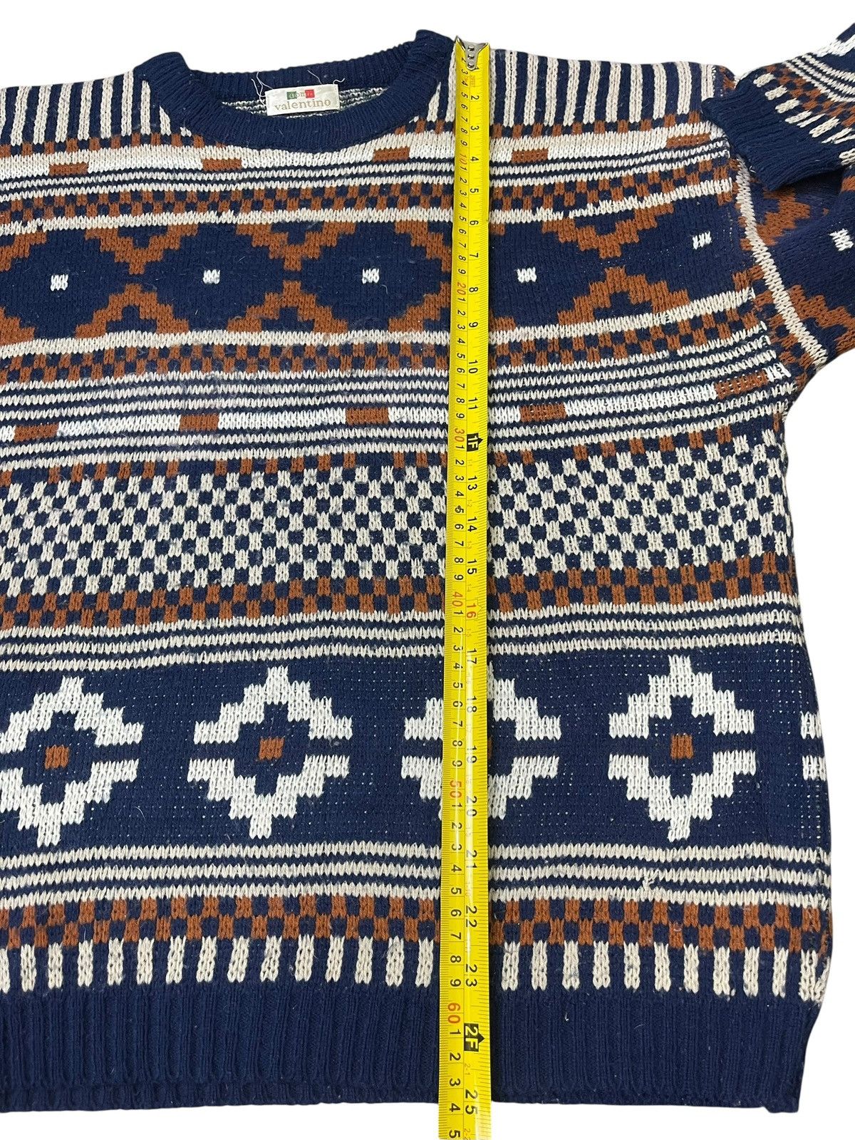 Valentino Vintage Valentino Knitwear Wool Aztec Sweater Size M / US 6-8 / IT 42-44 - 8 Thumbnail