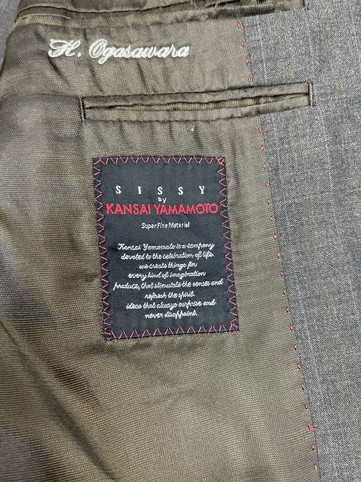 Kansai Yamamoto SISSY By KANSAI YAMAMOTO DESIGNER BLAZER Size 40R - 11 Thumbnail