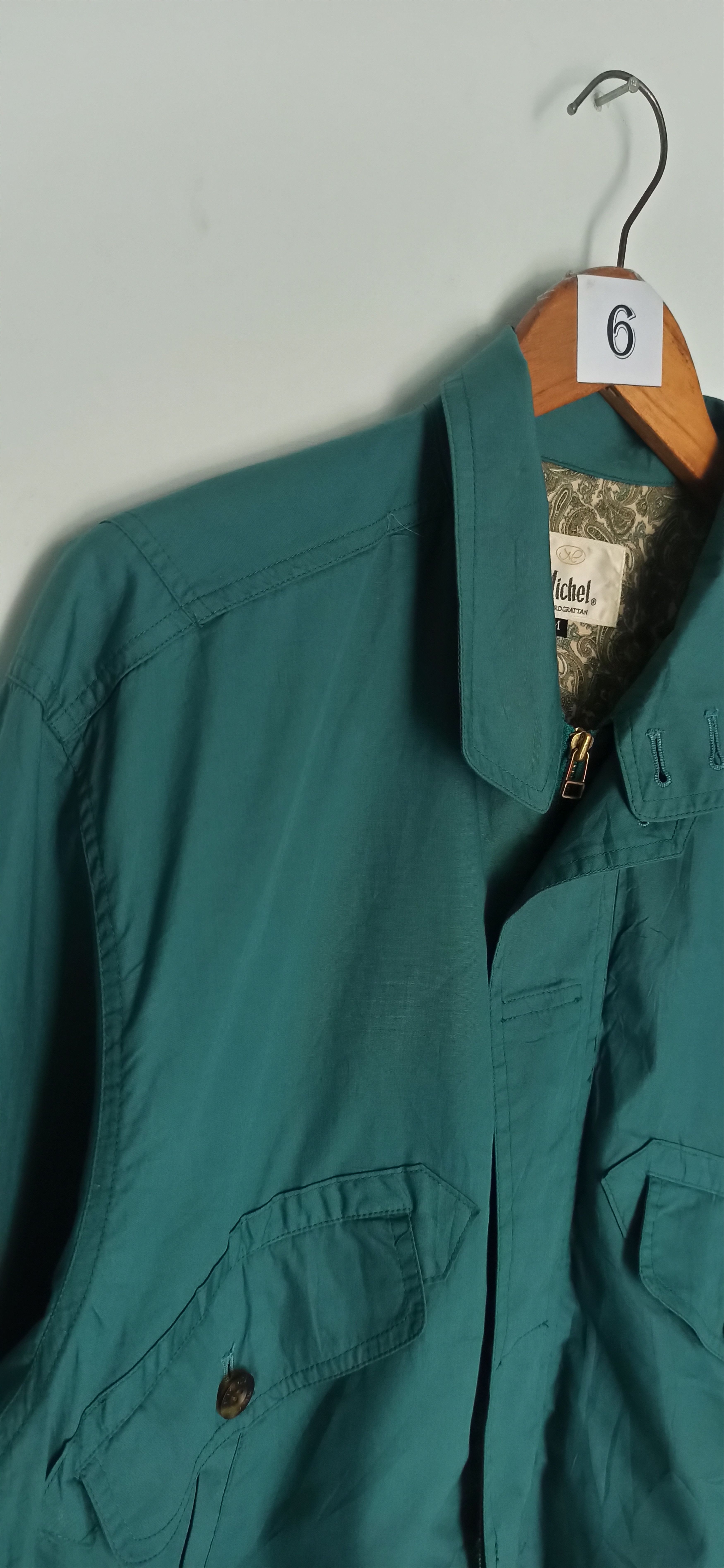 Japanese Brand × Vintage 🇯🇵VINTAGE MICHEL MALARDGRATTAN BOMBER JACKET MADE IN JAPAN Size US M / EU 48-50 / 2 - 4 Thumbnail