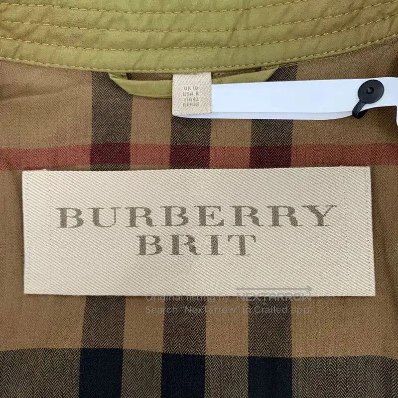 Burberry Burberry Green Cotton Women's Trench Coat. Size M / US 6-8 / IT 42-44 - 6 Thumbnail