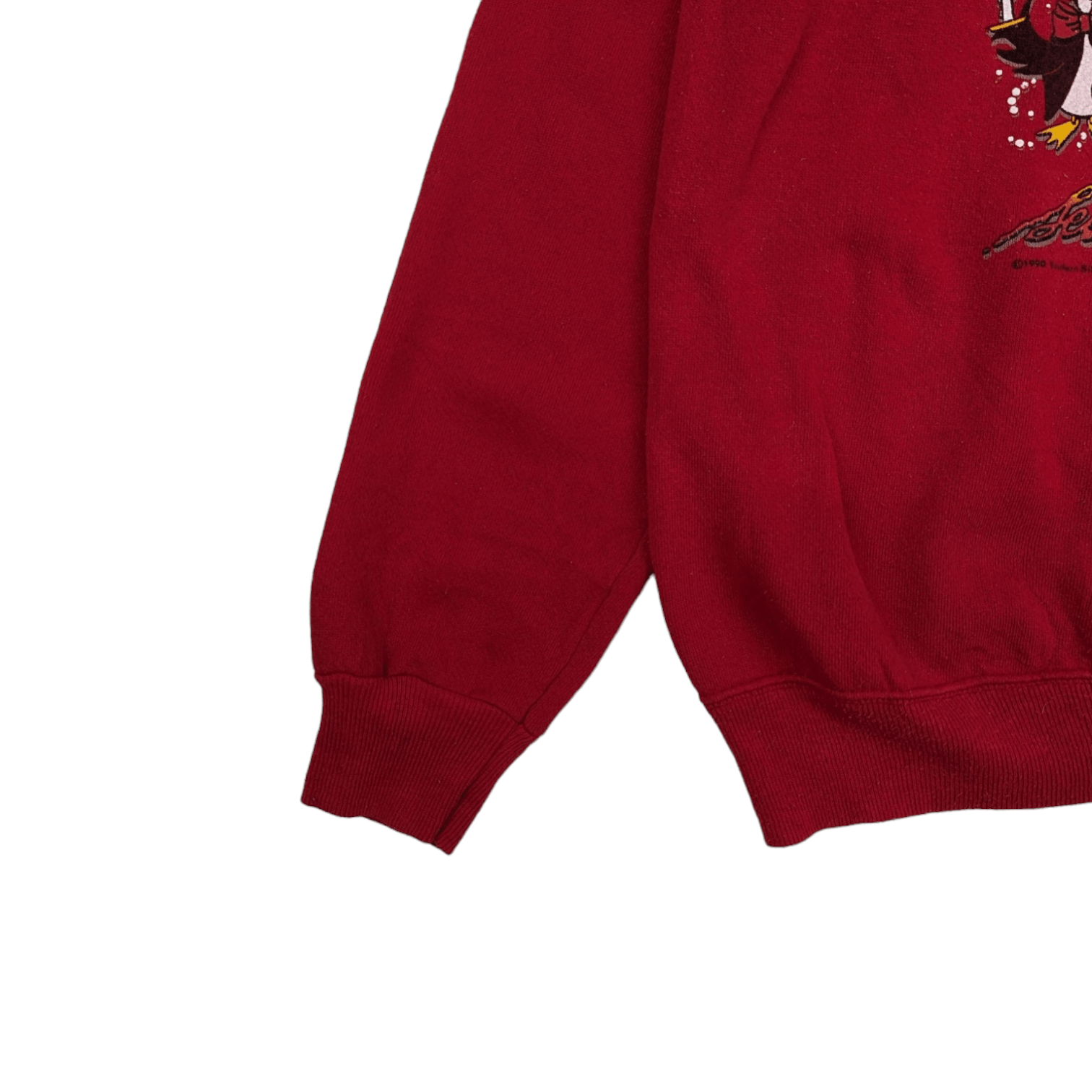 Hanes 1991 HANES Christmas Tree Penguin Season Greeting Jumper Size L / US 10 / IT 46 - 8 Thumbnail
