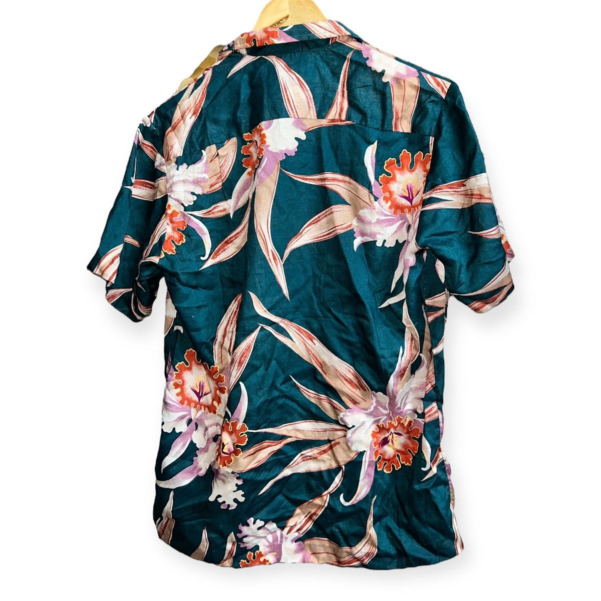 Kalaheo Vintage Hoffman Fabrics Rayon Hawaiian Butto Up Short Shirt Size US S / EU 44-46 / 1 - 3 Thumbnail