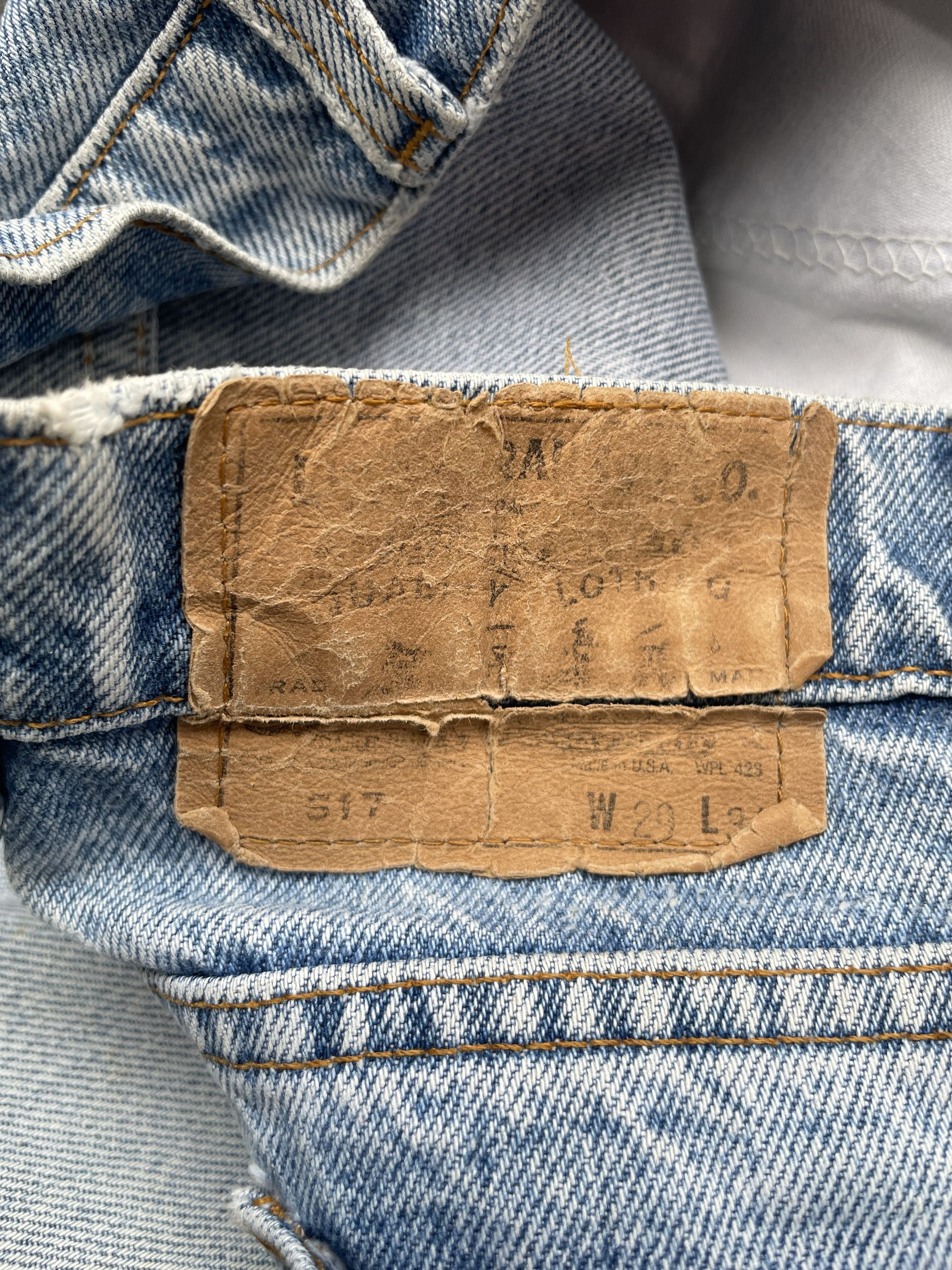 Levi's Vintage 1988 USA Levis 517 Orange Tab Size US 29 - 13 Thumbnail