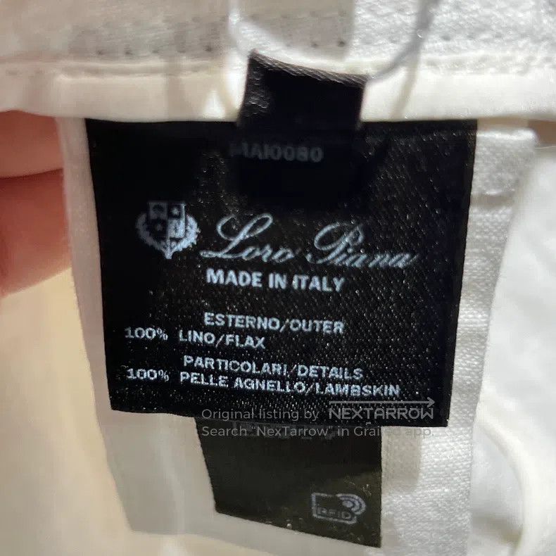 Loro Piana Loro Piana Traveller White Linen Jacket Size XS / US 0-2 / IT 36-38 - 5 Thumbnail