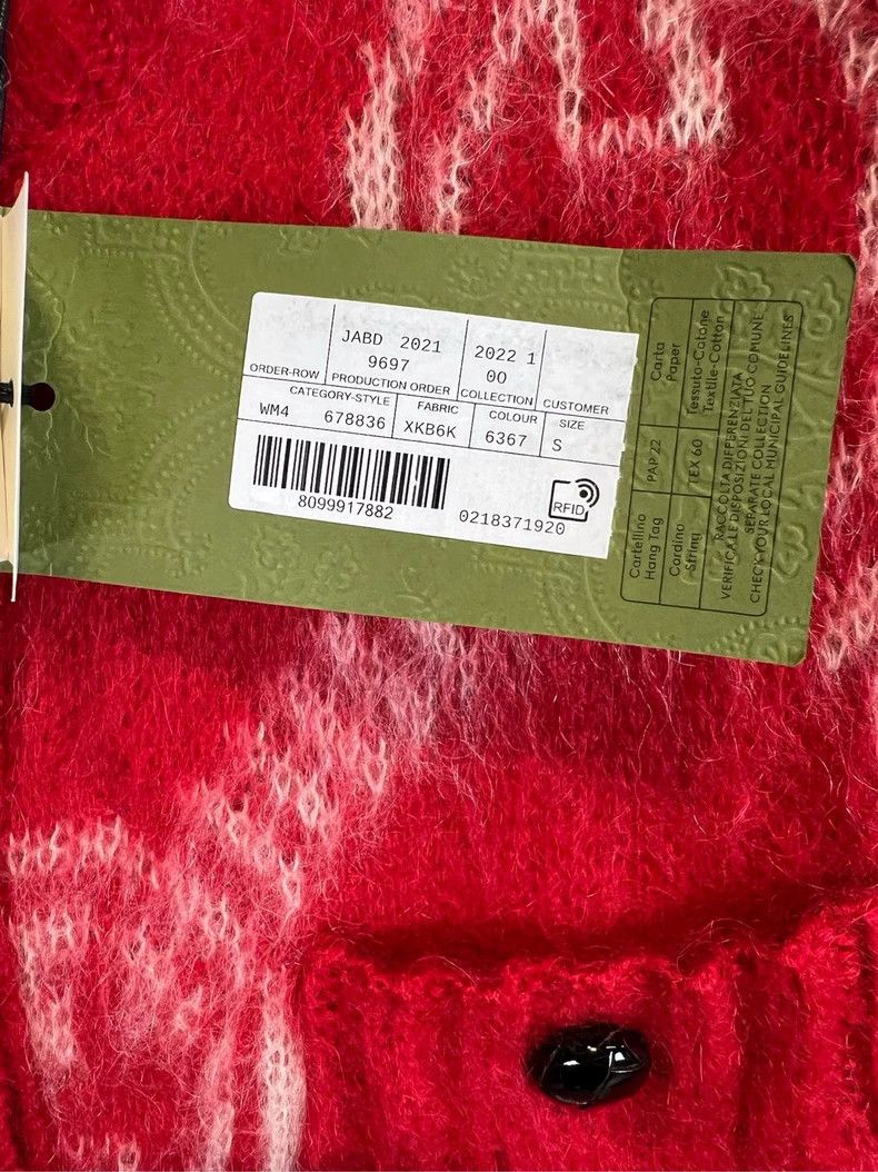 Gucci Gucci Ma Hai Mao Lao Hua Man LOGO Cardigan Sweater Jacket 2 Size S / US 4 / IT 40 - 4 Thumbnail