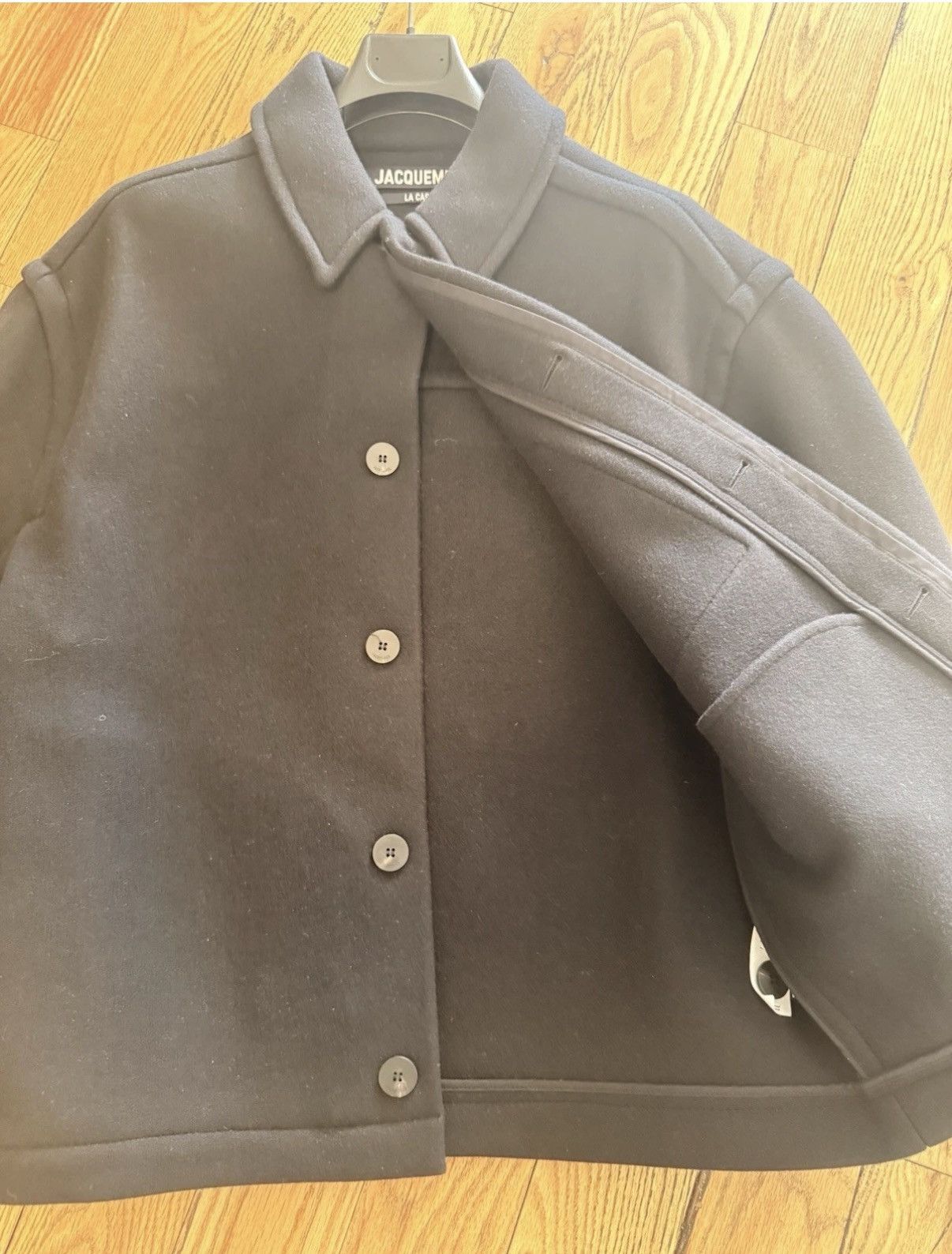 Jacquemus Jacquemus La Casa Le Manteau Court Coat Black VWool EU 52 XL Size US XL / EU 56 / 4 - 11 Thumbnail