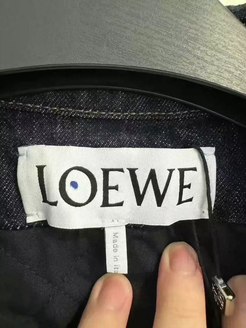 Loewe LOEWE Water-washable casual short denim shirt Size XS / US 0-2 / IT 36-38 - 3 Thumbnail