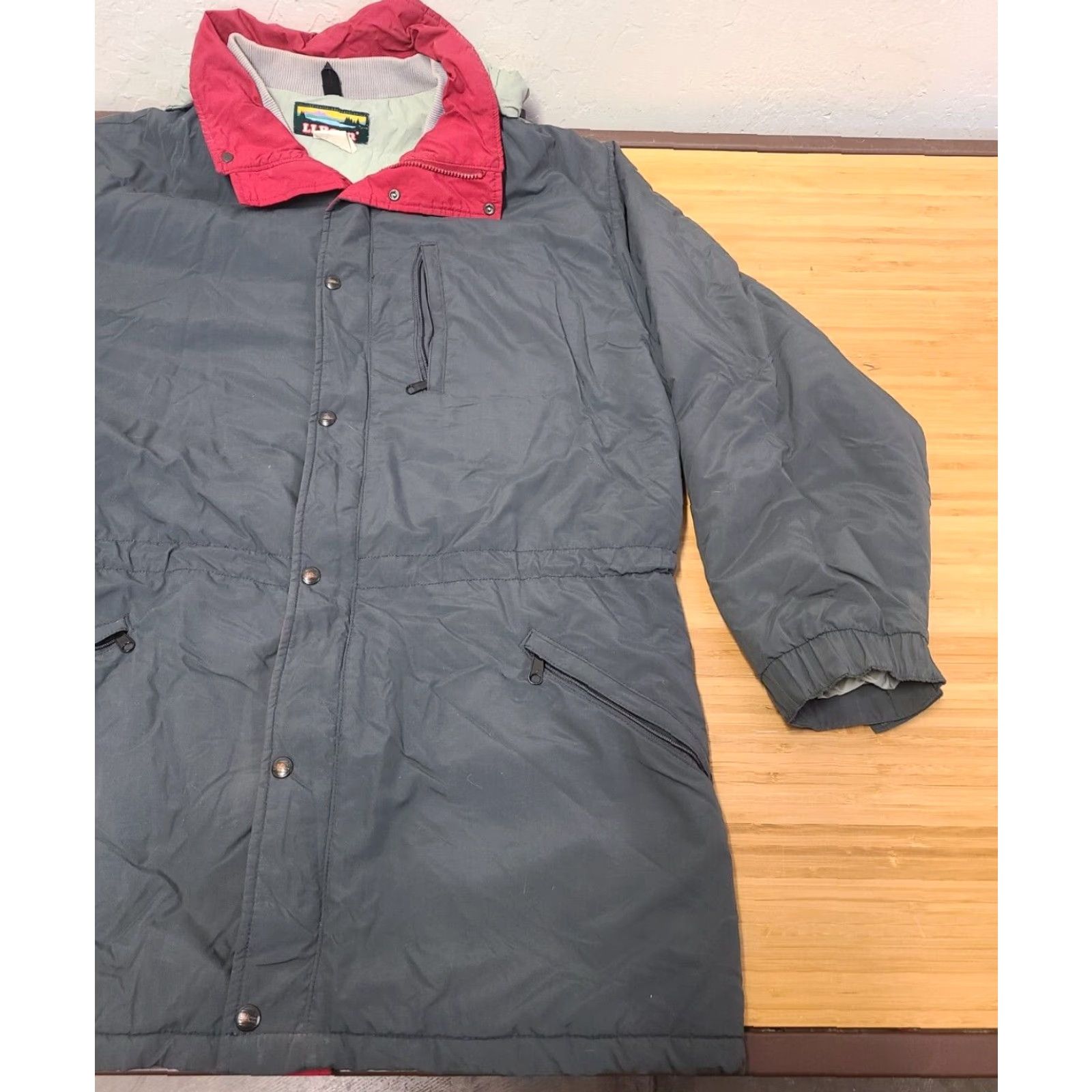 Vintage VINTAGE LL Bean Penobscot Parka Hooded Zip Up Insulated Parka Jacket XL Men Gray Size US XL / EU 56 / 4 - 2 Thumbnail