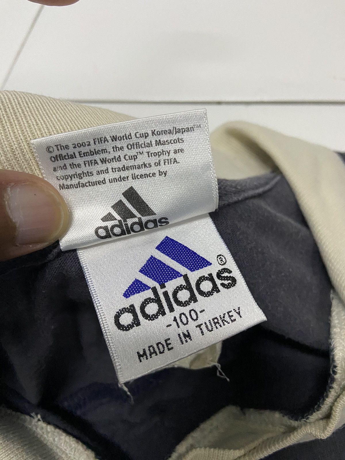 Adidas ADIDAS 433 2002 KOREA JAPAN WORLD CUP POLO TEE Size US L / EU 52-54 / 3 - 8 Thumbnail