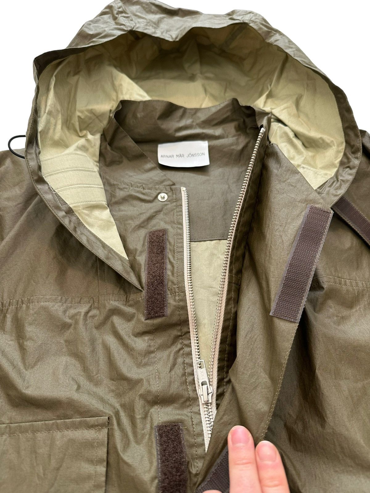 Arnar Mar Jonsson $1,110 Skel Oversized Boxy Parka Anorak Size US M / EU 48-50 / 2 - 7 Thumbnail