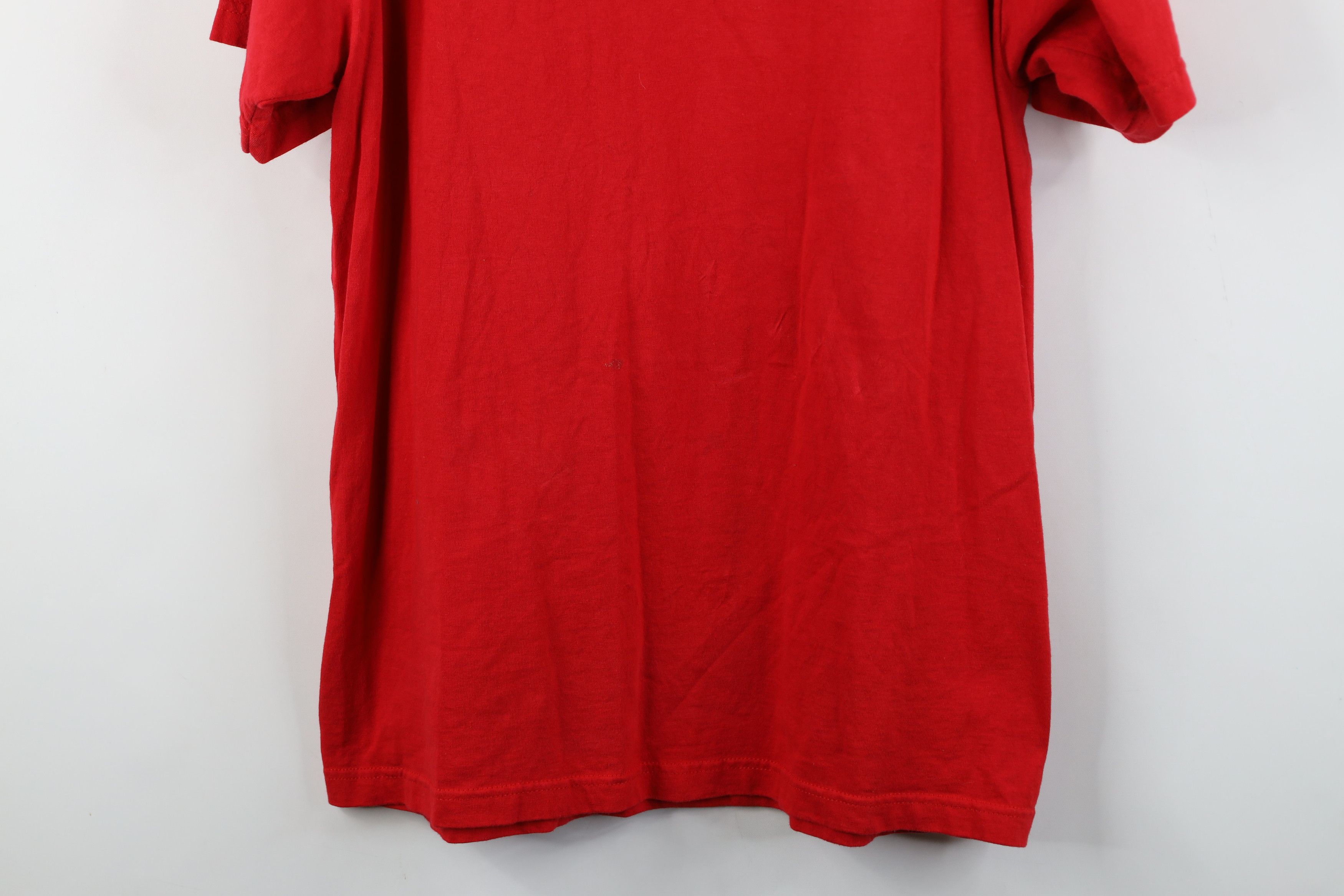 Nike Vintage Y2K Nike Travis Scott Center Swoosh T-Shirt Red Size US L / EU 52-54 / 3 - 3 Thumbnail