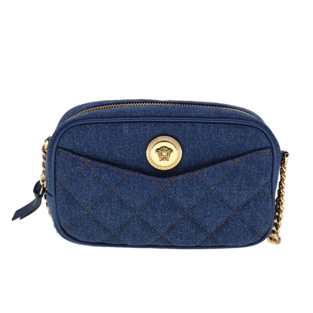 Versace Blue Denim - Jeans Shoulder Bag (Pre-Owned) Size ONE SIZE - 1 Thumbnail