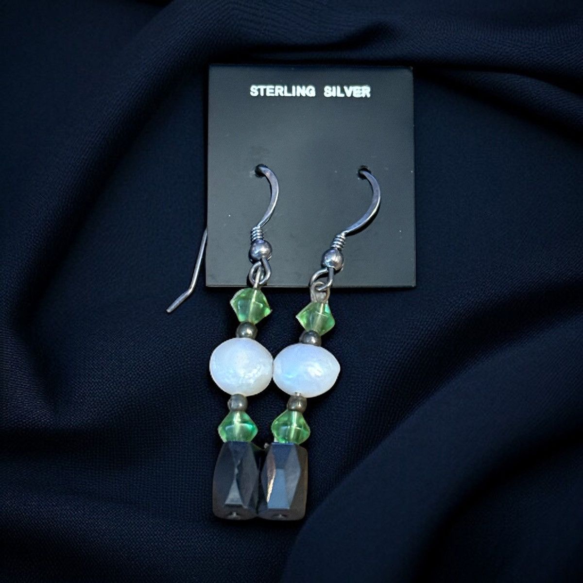 Other Sterling silver pearl and bead dangle earrings Size ONE SIZE - 1 Thumbnail