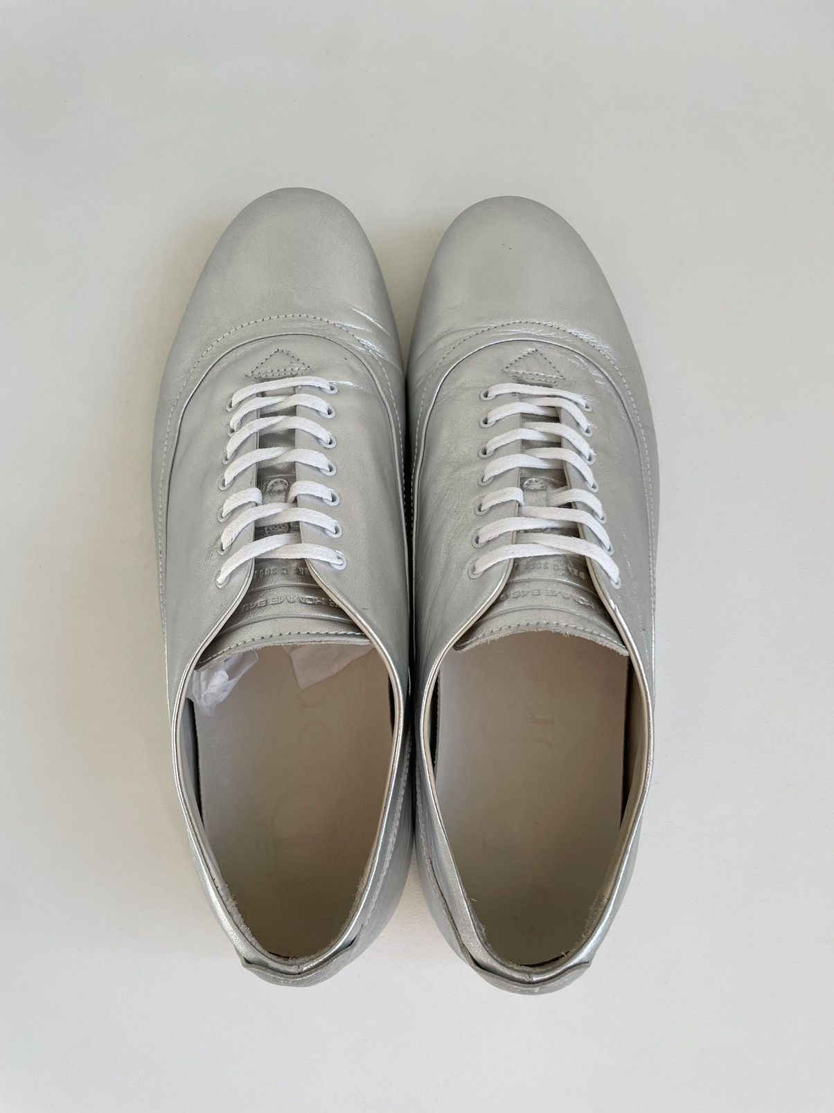 Dior S/S 07 Silver Leather Ballet Pump Sneakers Size US 9 / EU 42 - 10 Thumbnail