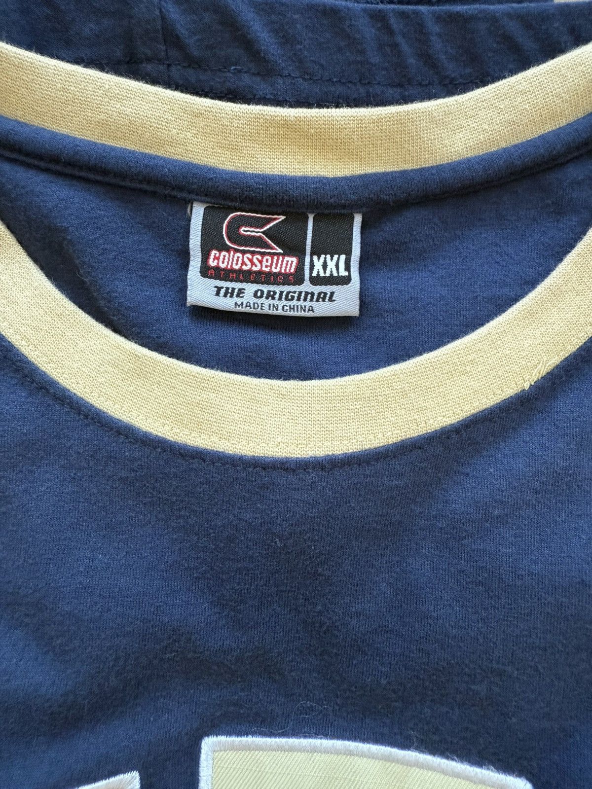 Colosseum Athletics University of Pittsburgh Pitt Ringer Shirt Size US XXL / EU 58 / 5 - 4 Thumbnail