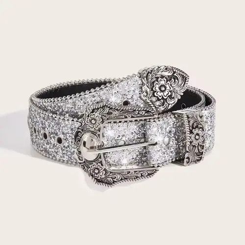 Other Hagiwara x Kazue Glittering PU Leather Belt Size ONE SIZE - 6 Thumbnail