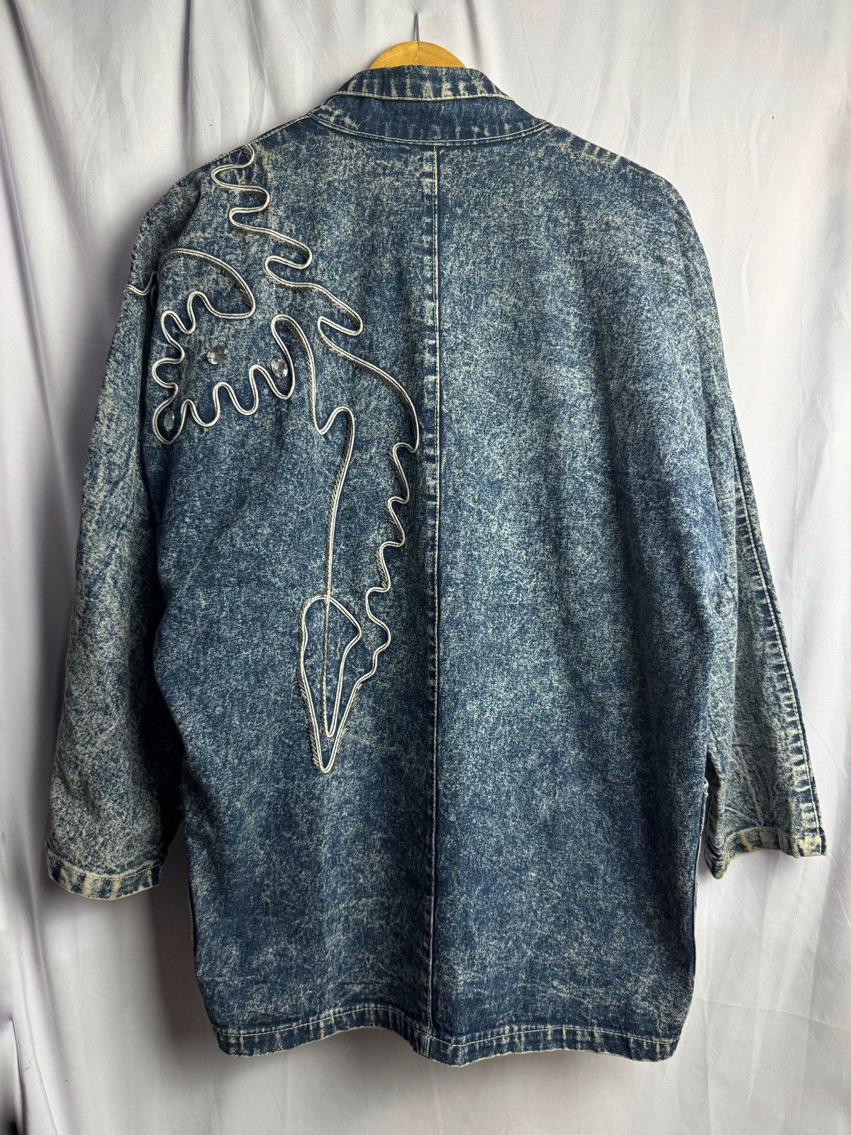 If Six Was Nine × Japanese Brand × Le Grande Bleu (L.G.B.) Japanese Style Denim Like Blazer Issey ys style Size US L / EU 52-54 / 3 - 2 Thumbnail
