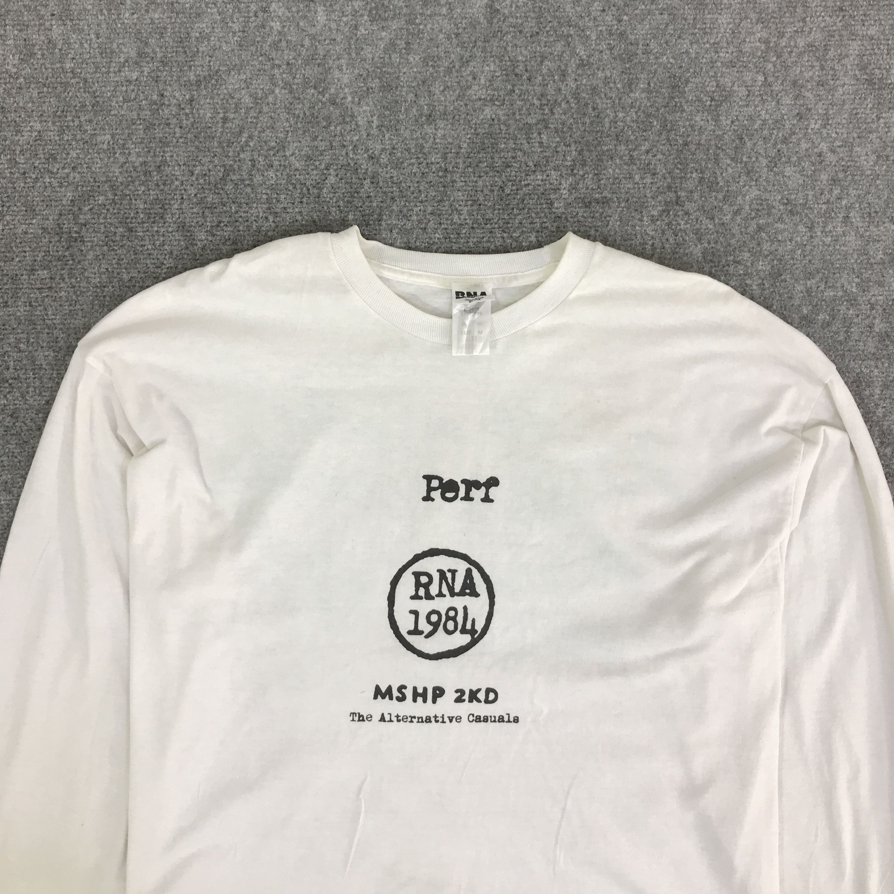 Japanese Brand RNA 1984 JAPAN LONG SLEEVE T-SHIRT K117B4 Size US L / EU 52-54 / 3 - 2 Thumbnail