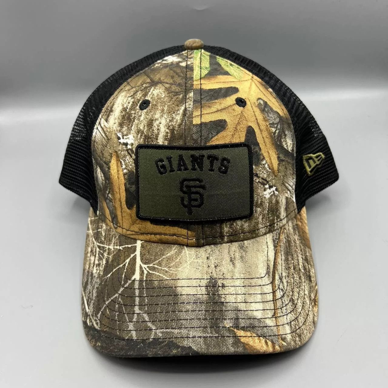 New Era San Francisco Giants Trucker Hat Men Camo Snap Back Cap New Size ONE SIZE - 1 Thumbnail