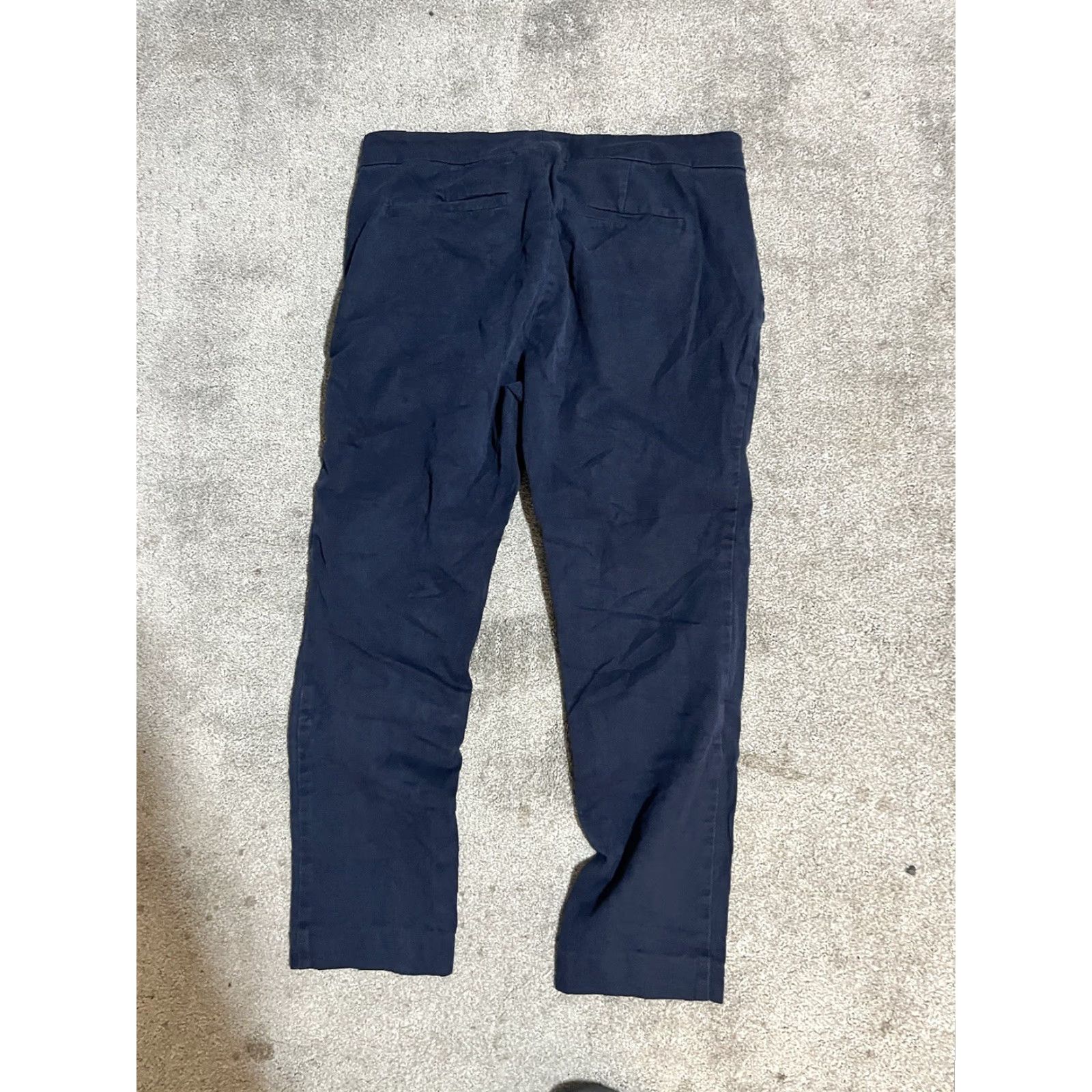 Ralph Lauren Lauren Ralph Lauren Pants Women's 6 Navy Blue Stretch Straight Ankle Chino Dress Pants Women 6 Navy Blue Stretch Straight Ankle Chino Size 28" / US 6 / IT 42 - 3 Thumbnail