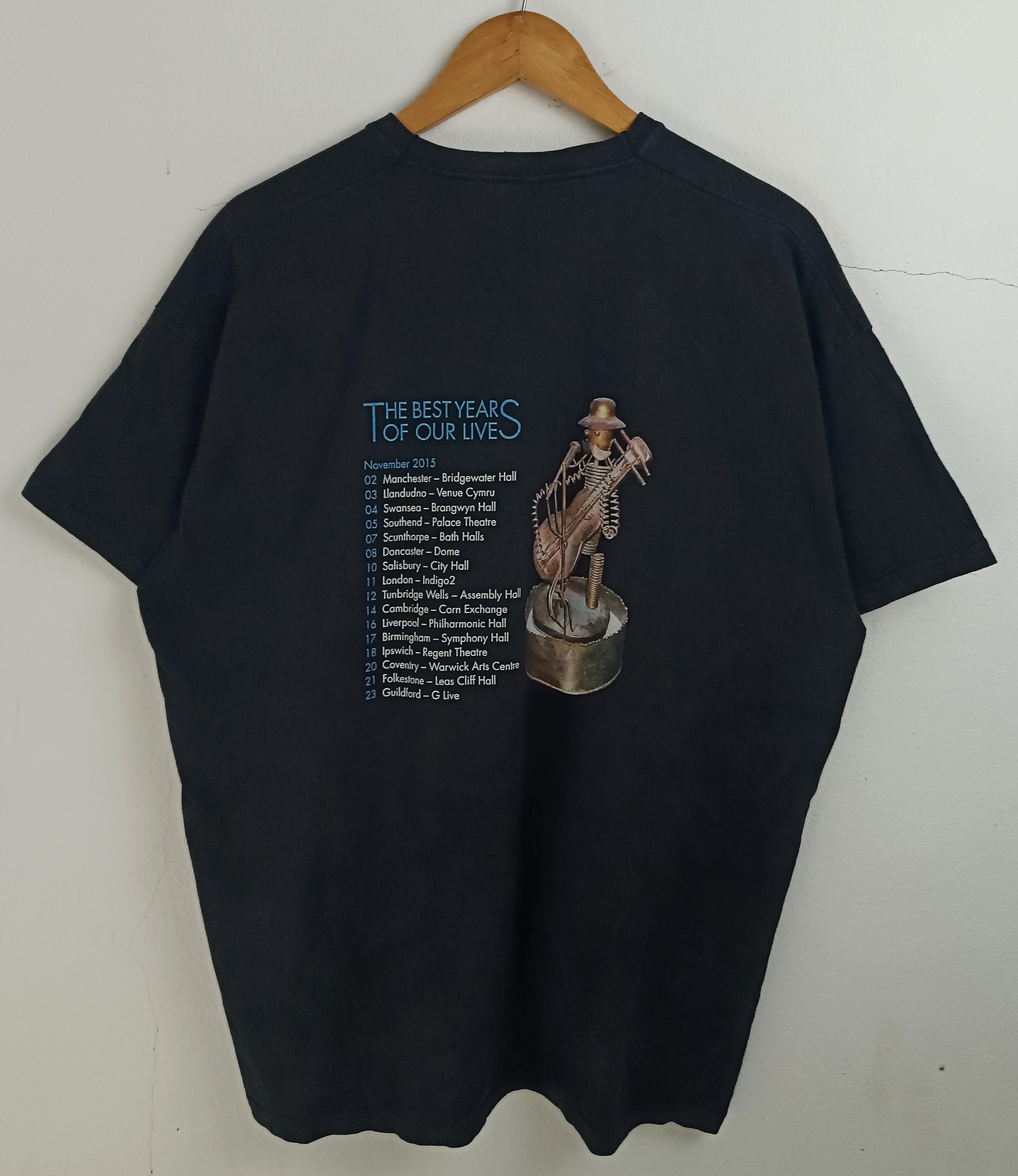 Band Tees VINTAGE 2015 STEVE HARLEY & COCKNEY REBELS TOUR iggy slade Size US XXL / EU 58 / 5 - 4 Thumbnail