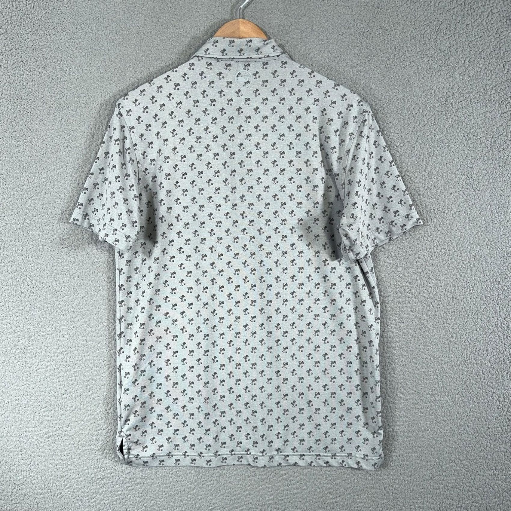 Vineyard Vines Vineyard Vines Jim Nantz Palmero golf polo shirt S Gray Short Sleeve Moisture Wicking Logo, Lightweight, Stretch, 3-Button Collar Mens Size US S / EU 44-46 / 1 - 6 Thumbnail