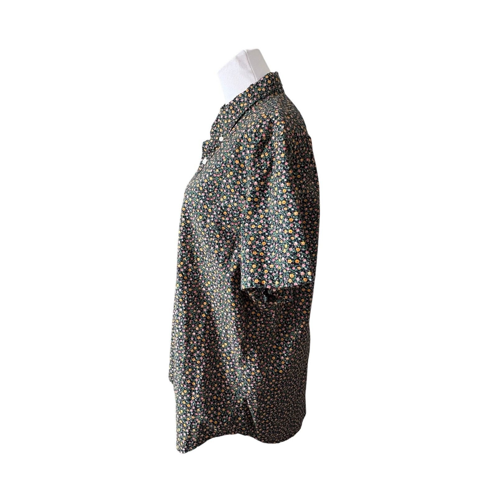 J.Crew J. Crew Collared Classic Flex Washed Green Floral Shirt sx L Size US L / EU 52-54 / 3 - 3 Thumbnail