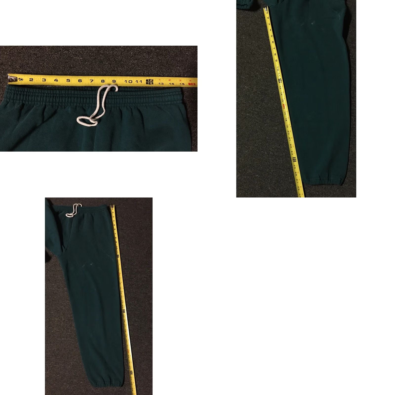 Jerzees VINTAGE Jerzees Sweatpants L Green Activewear Pants Men 90s 80s PFU Grunge Track USA Size US 33 - 8 Thumbnail