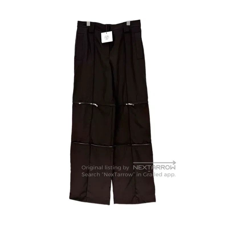 Hermes Hermes Beige Leg Zipper Design Pants Size 25" / US 0 / IT 36 - 1 Thumbnail