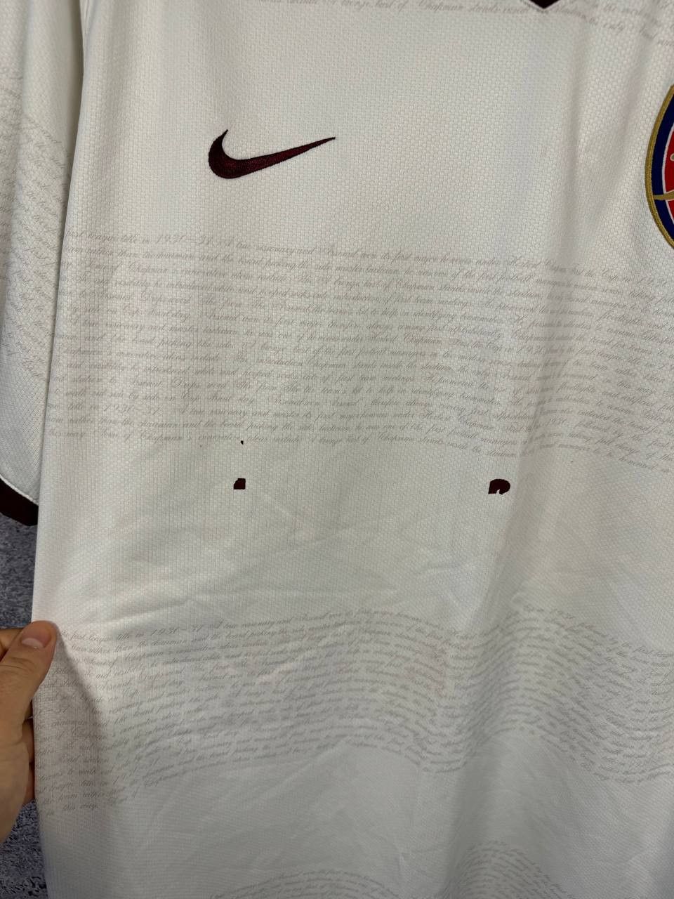 Nike × Vintage Vintage Arsenal 2007/08 Away Nike Soccer Jersey XL Size US XL / EU 56 / 4 - 6 Thumbnail