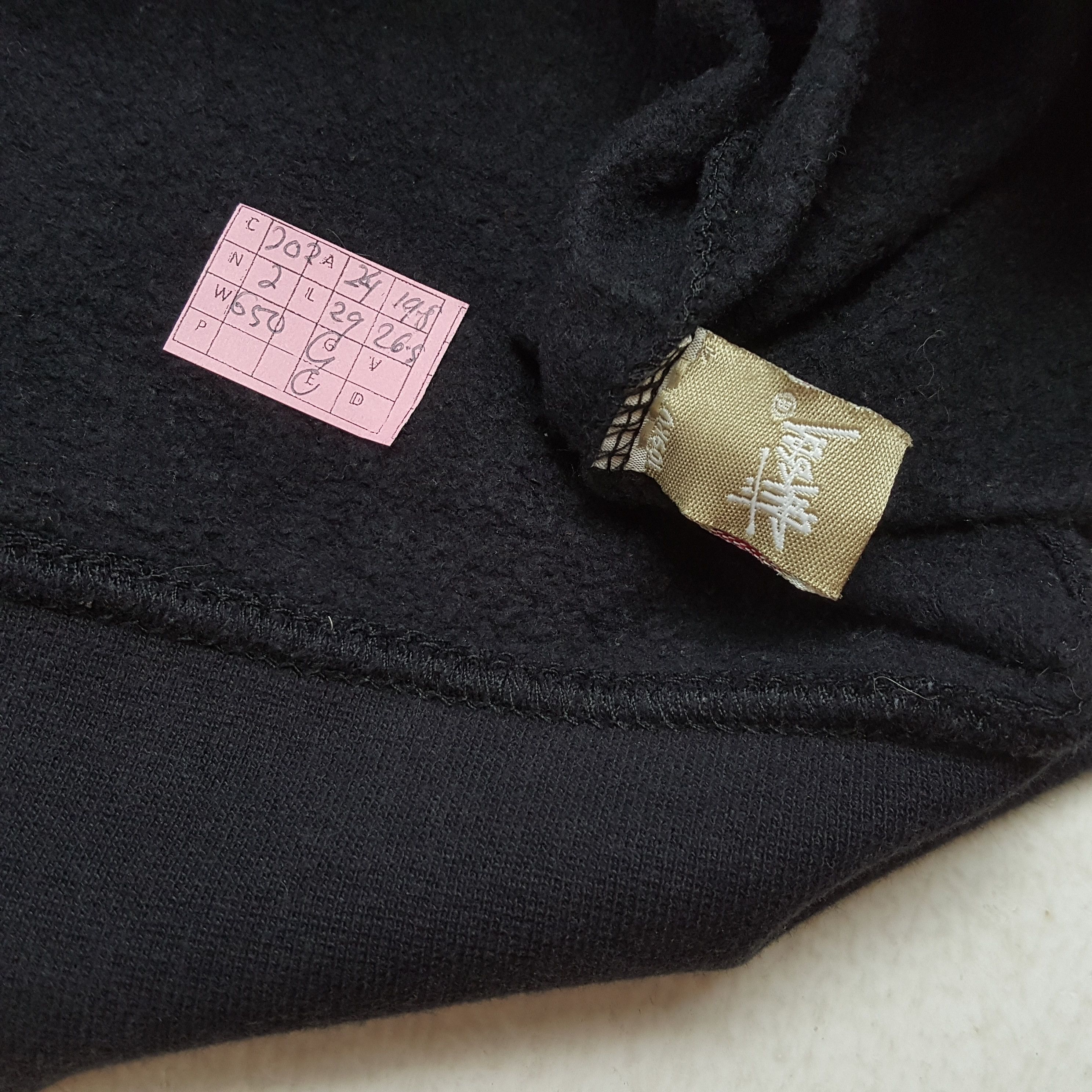 Stussy × Vintage STUSSY Streetwear Style Big Logo Design Zipper Hoodies Size US L / EU 52-54 / 3 - 7 Thumbnail