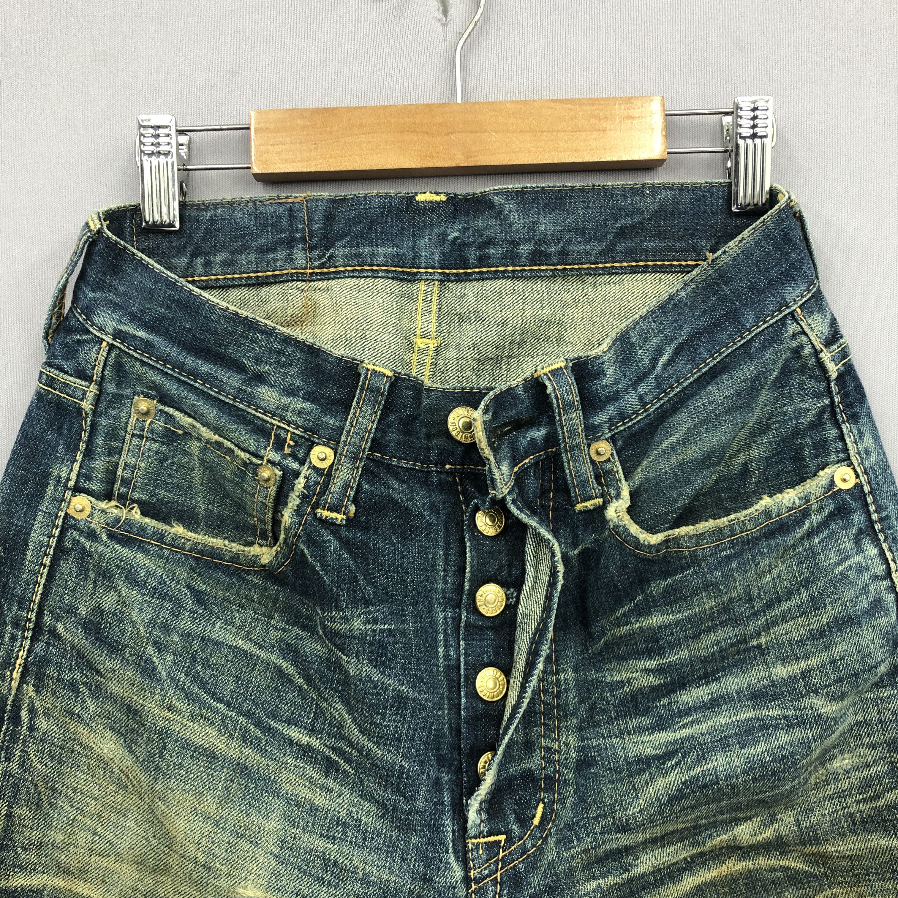 Japanese Brand Vintage Rusty Omnigod Selvedge Japanese Jeans Redline Denim Size 26" / US 2 / IT 38 - 5 Thumbnail