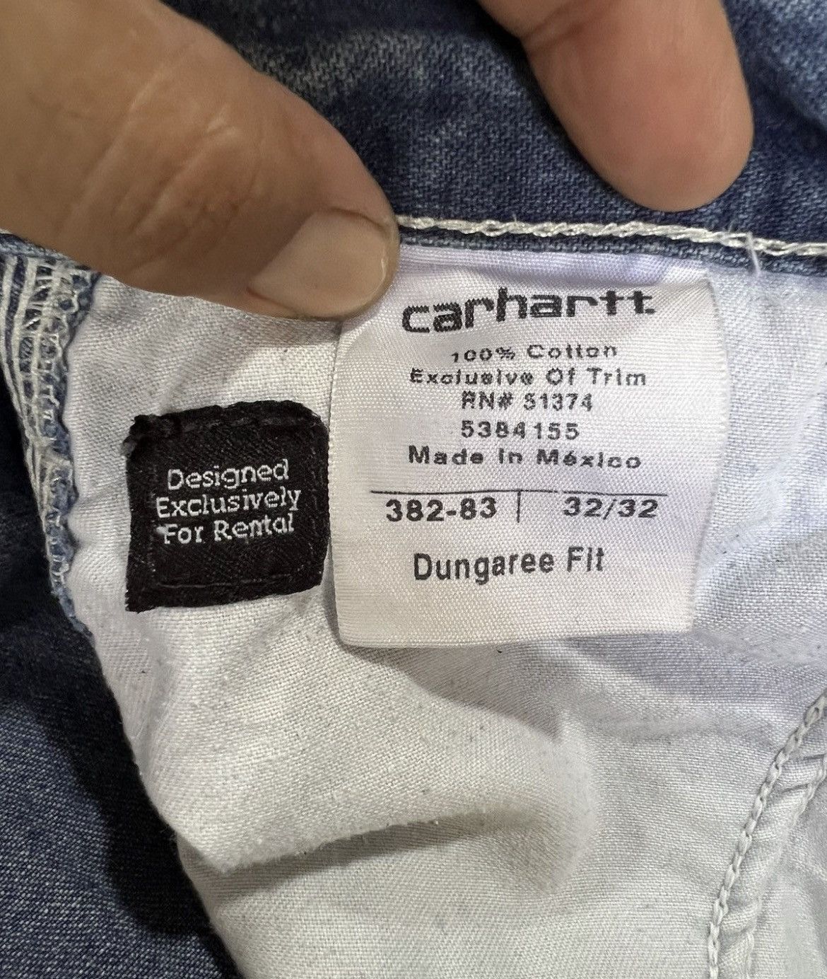 Carhartt 🔥Very Rare Vintage Carhartt Samples Carpenter Pant Size US 33 - 15 Thumbnail