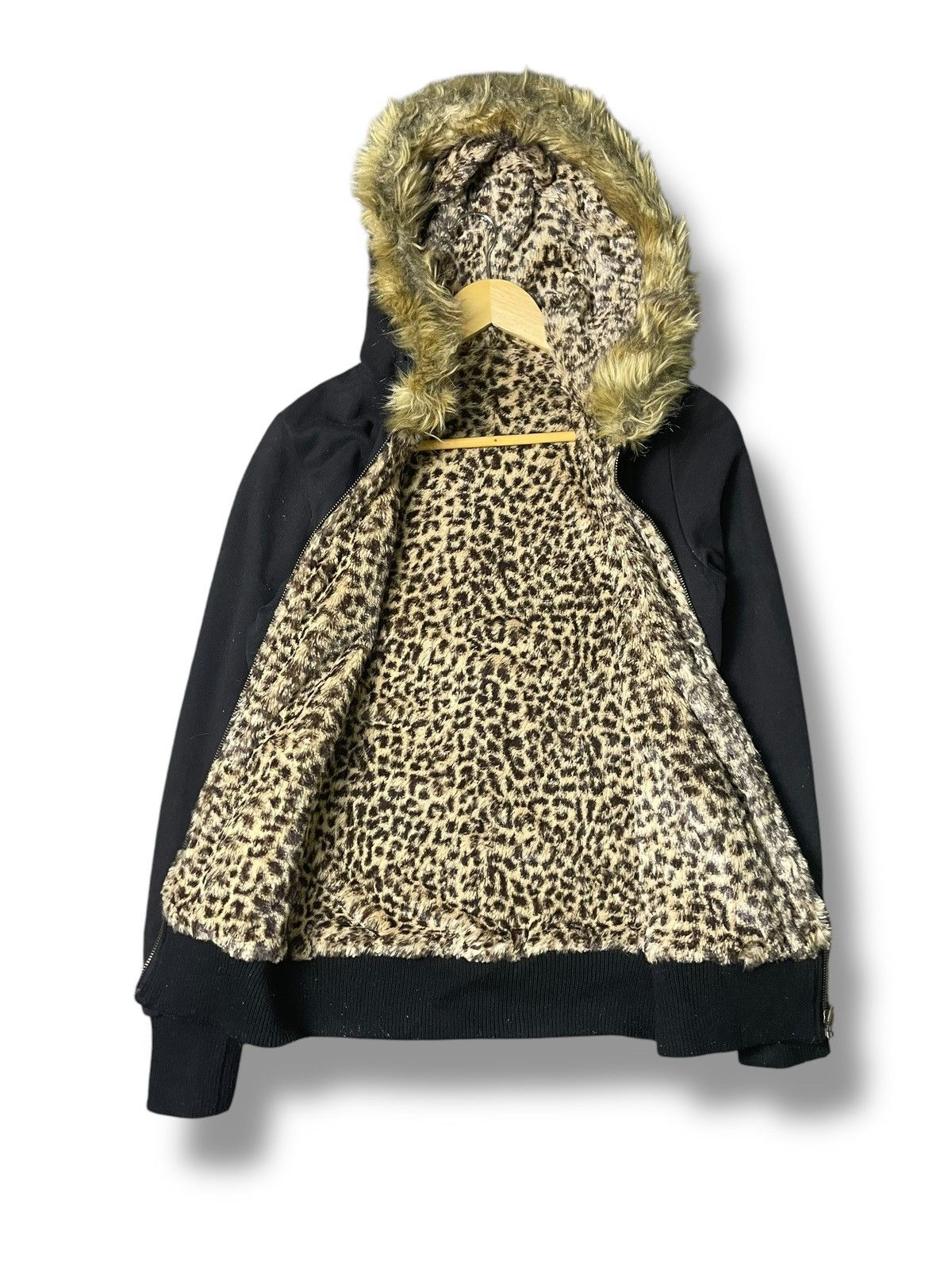 If Six Was Nine One Way Reversible Leopard Hooded Jacket (69) Size US M / EU 48-50 / 2 - 5 Thumbnail