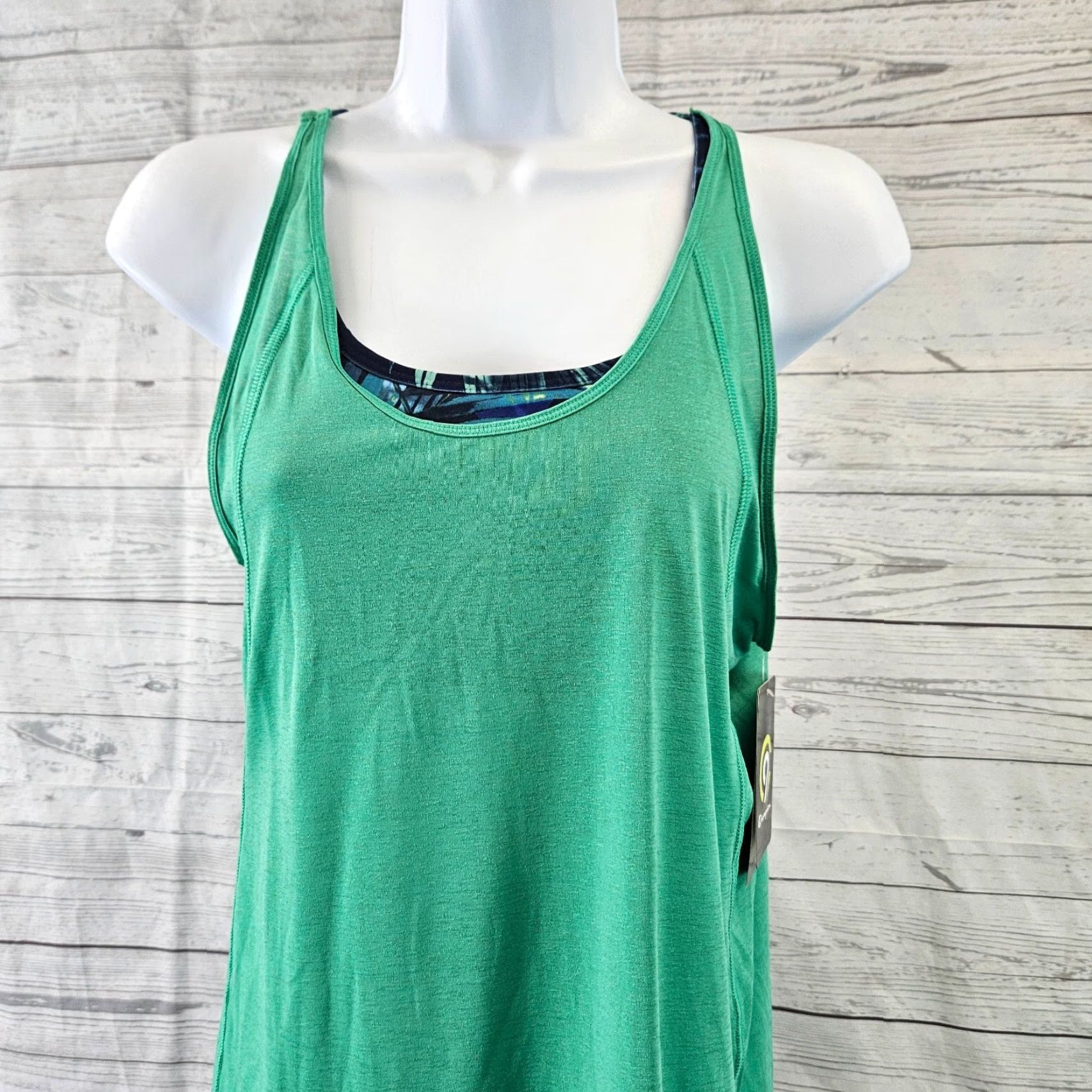Champion Champion Women's Tank Top S Green Scoop Neck Sleeveless Pullover Activewear Womens Small Size S / US 4 / IT 40 - 2 Thumbnail